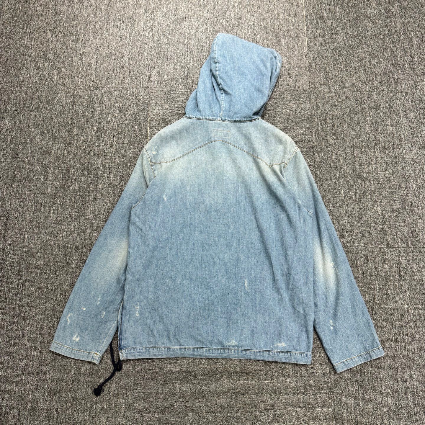 Saint Laurent Paris SLP Vintage Washed Distressed Denim Jacket S Size US S / EU 44-46 / 1 - 5 Thumbnail