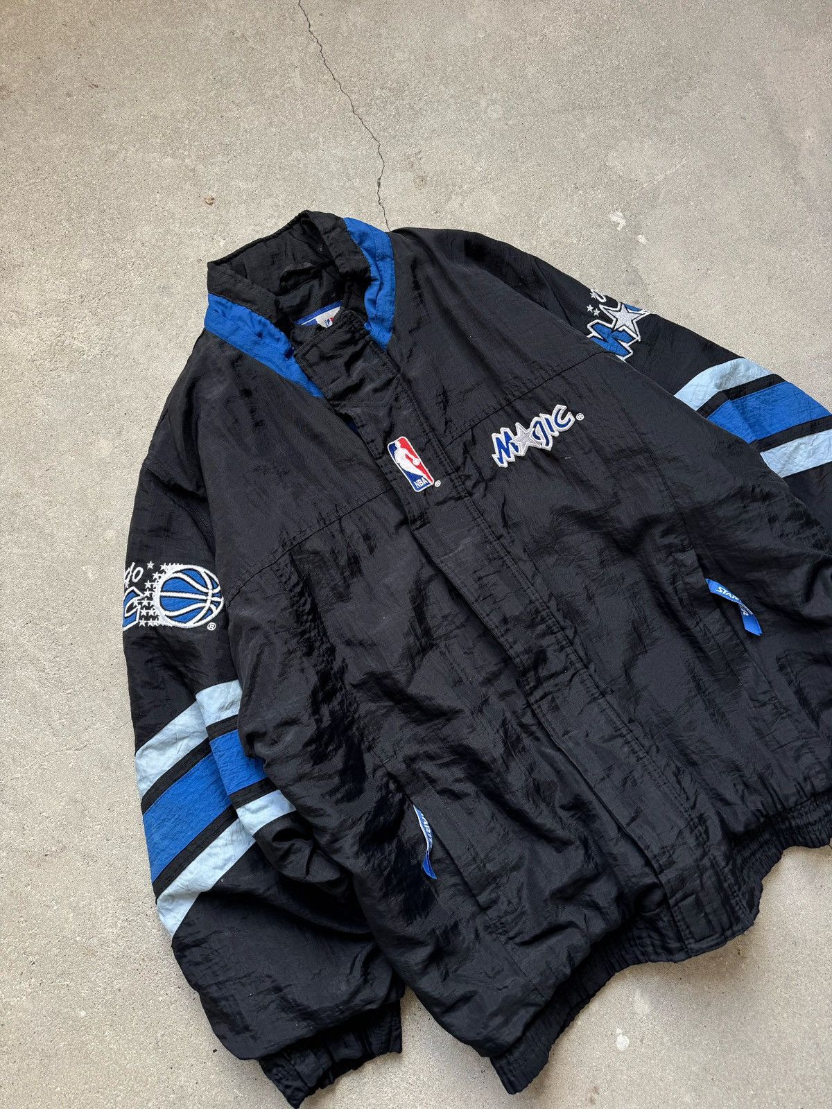 Starter Vintage 1990s Starter Orlando Magic Jacket NBA Size US XL / EU 56 / 4 - 6 Thumbnail