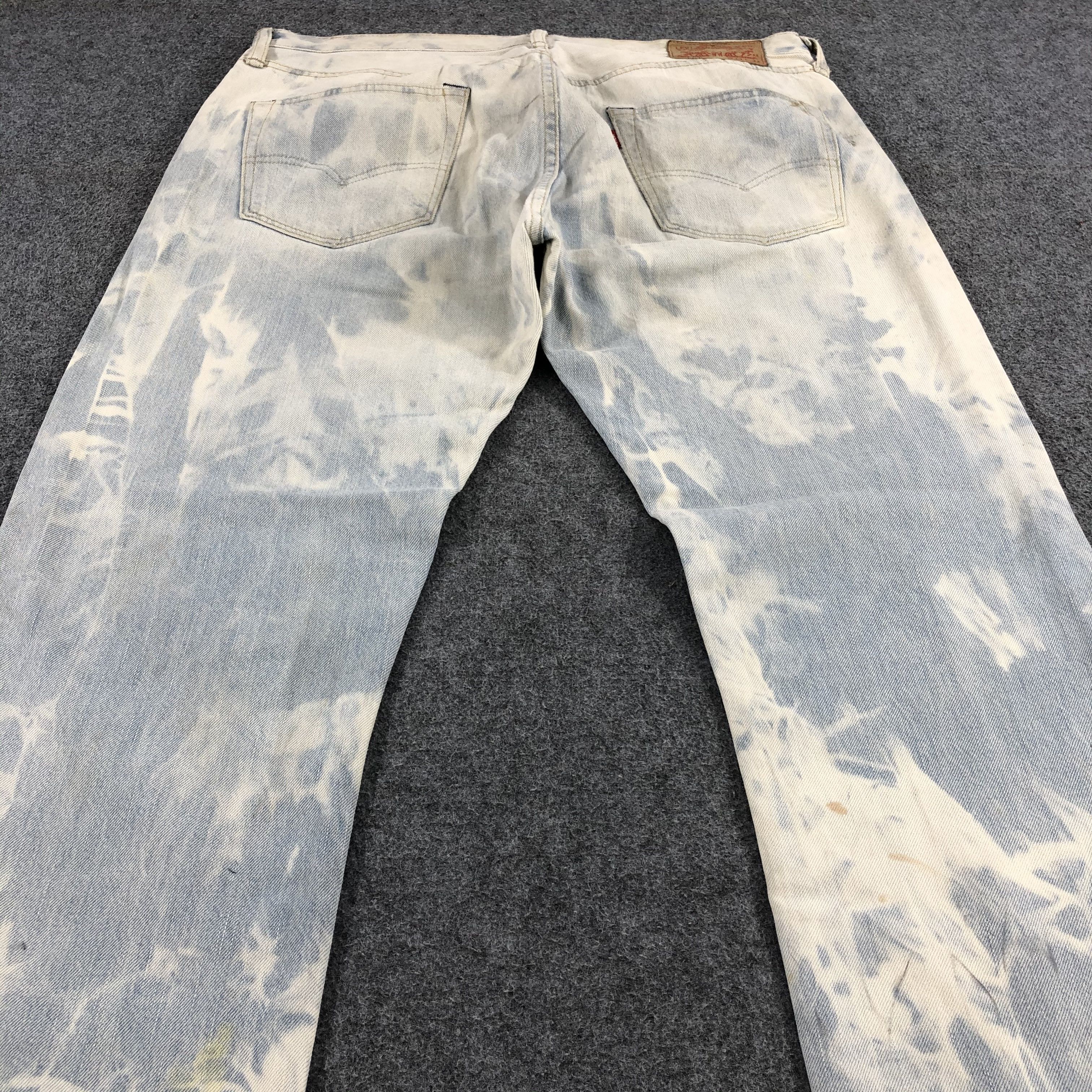 Levi's Light Wash Vintage Distress Levis 501 Jeans-JM1525 Size US 36 / EU 52 - 4 Thumbnail