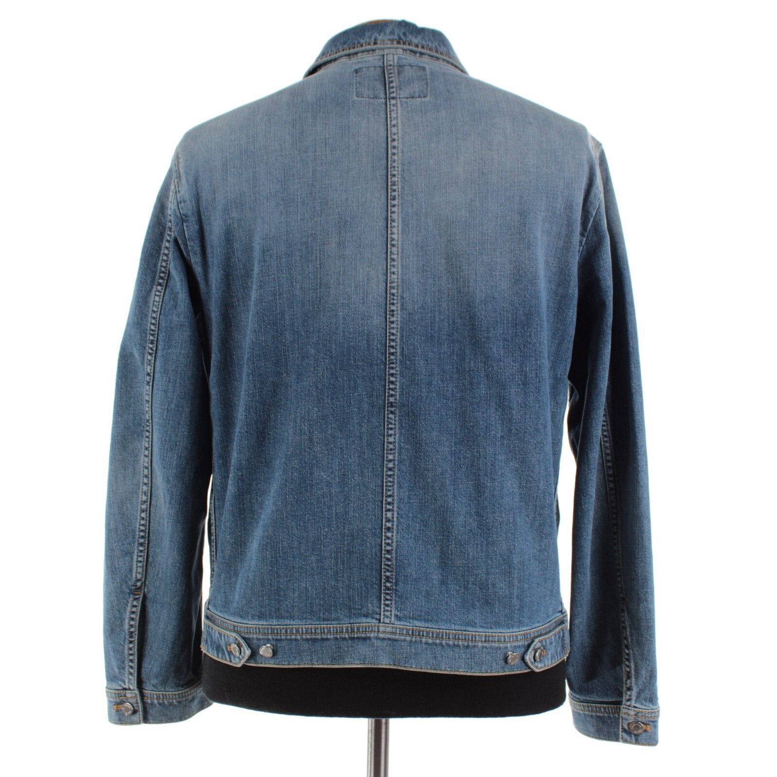 Incotex INCOTEX Jacket Size L US In Blue Cotton Blend Size US L / EU 52-54 / 3 - 5 Thumbnail