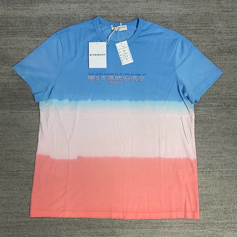 Givenchy Givenchy Gradient Color Embroidered Logo Short Sleeve Size US XS / EU 42 / 0 - 1 Thumbnail