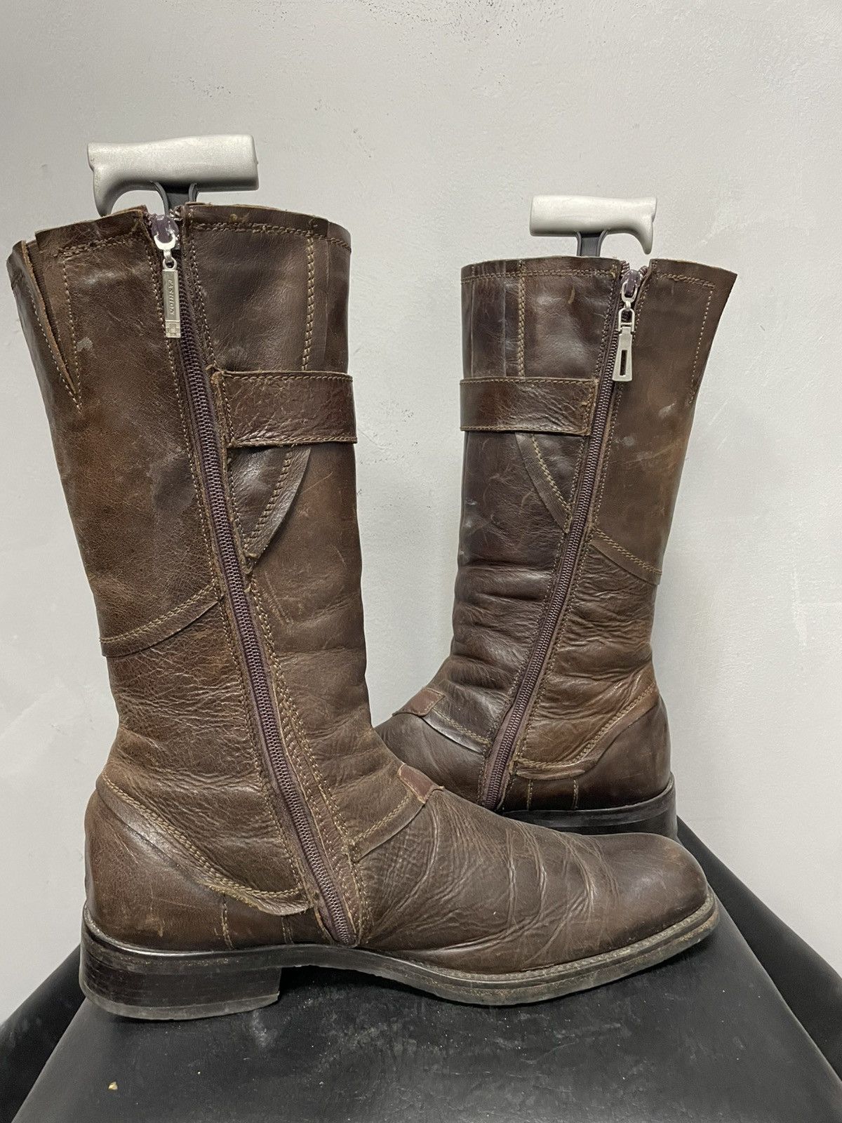 Hedi Slimane Moto style avant garde boots guidi style 2000s Size US 9 / EU 42 - 6 Thumbnail