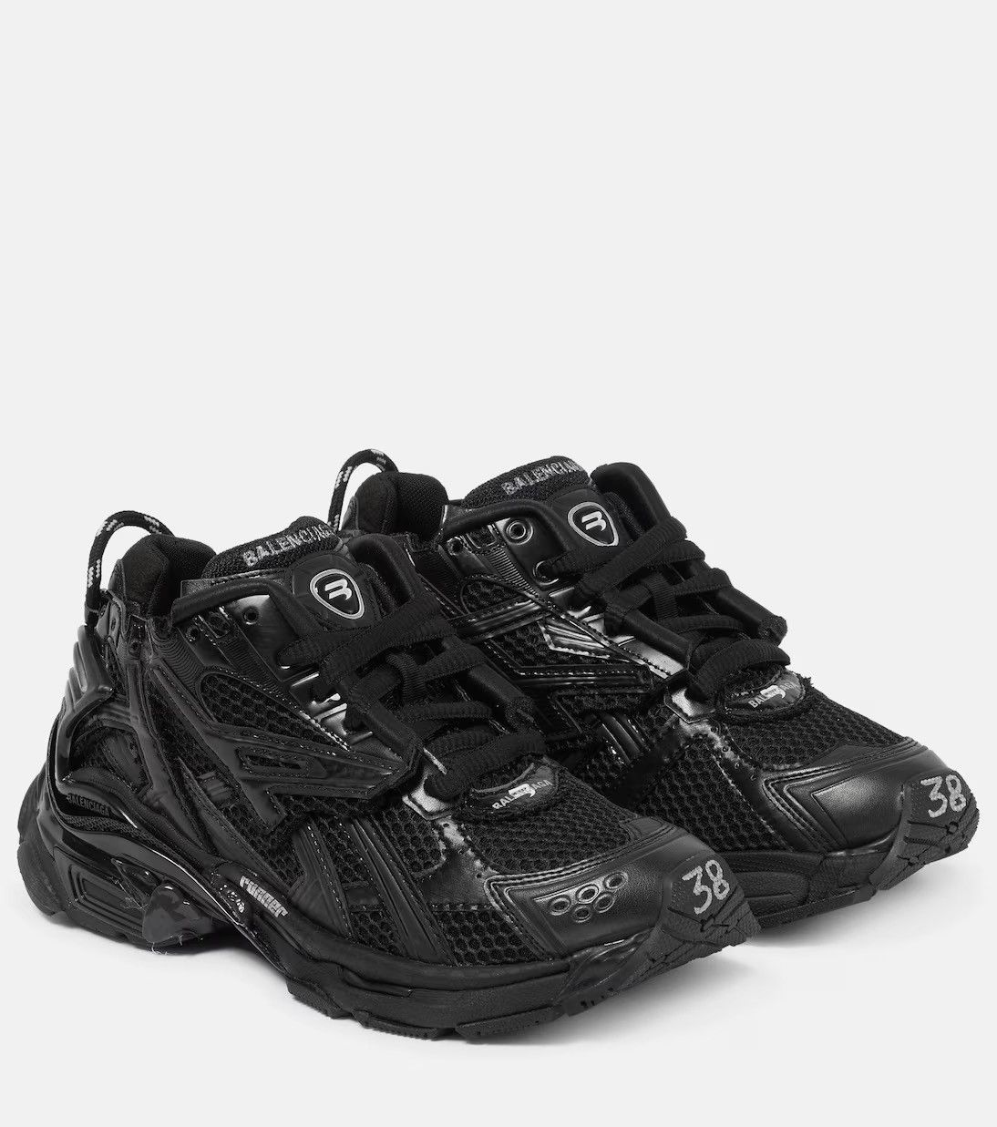 Men's Runner Sneaker in Black | Balenciaga US
