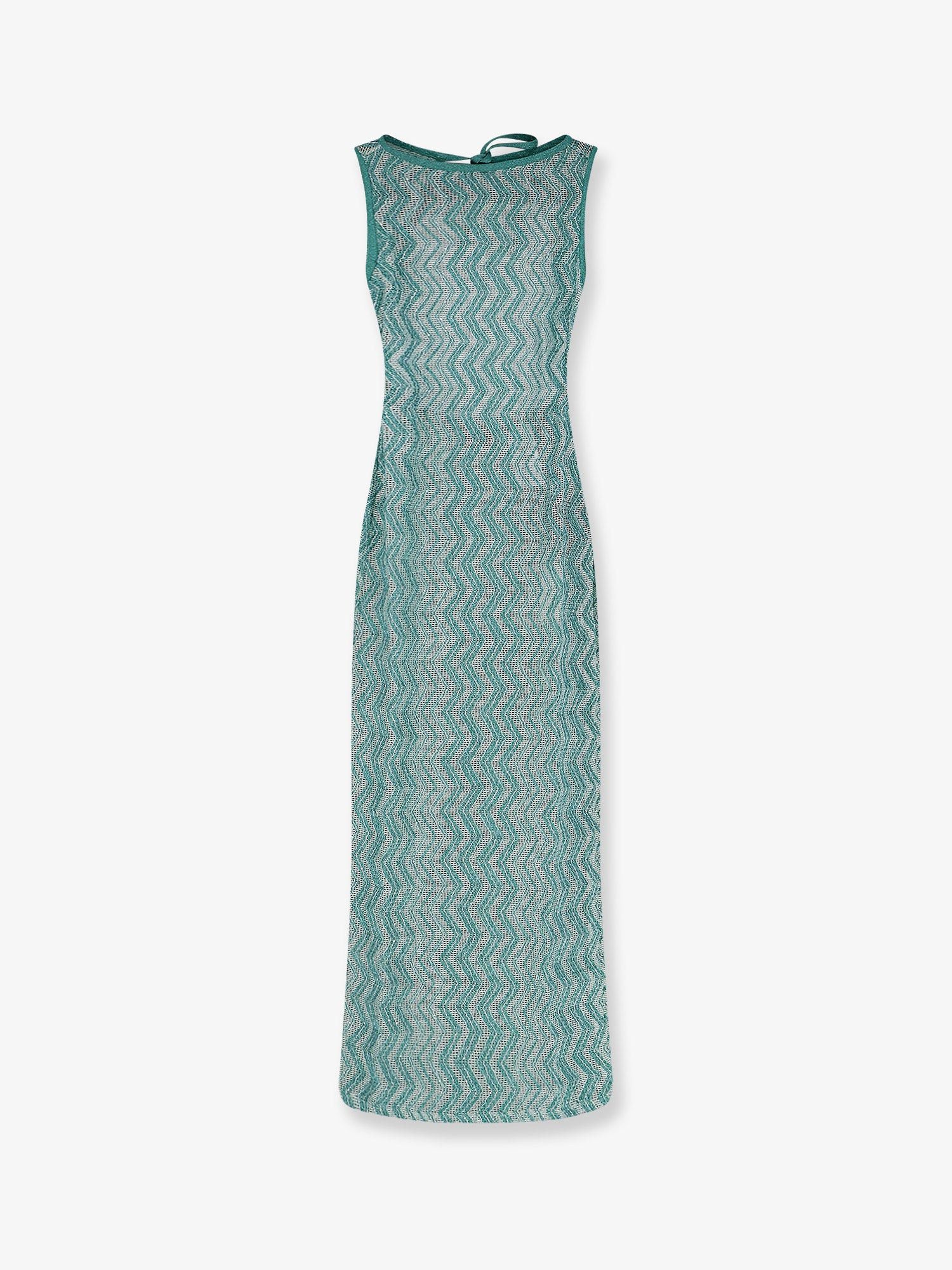 Missoni Laminated Viscose Long Dress Size M / US 6-8 / IT 42-44 - 1 Thumbnail
