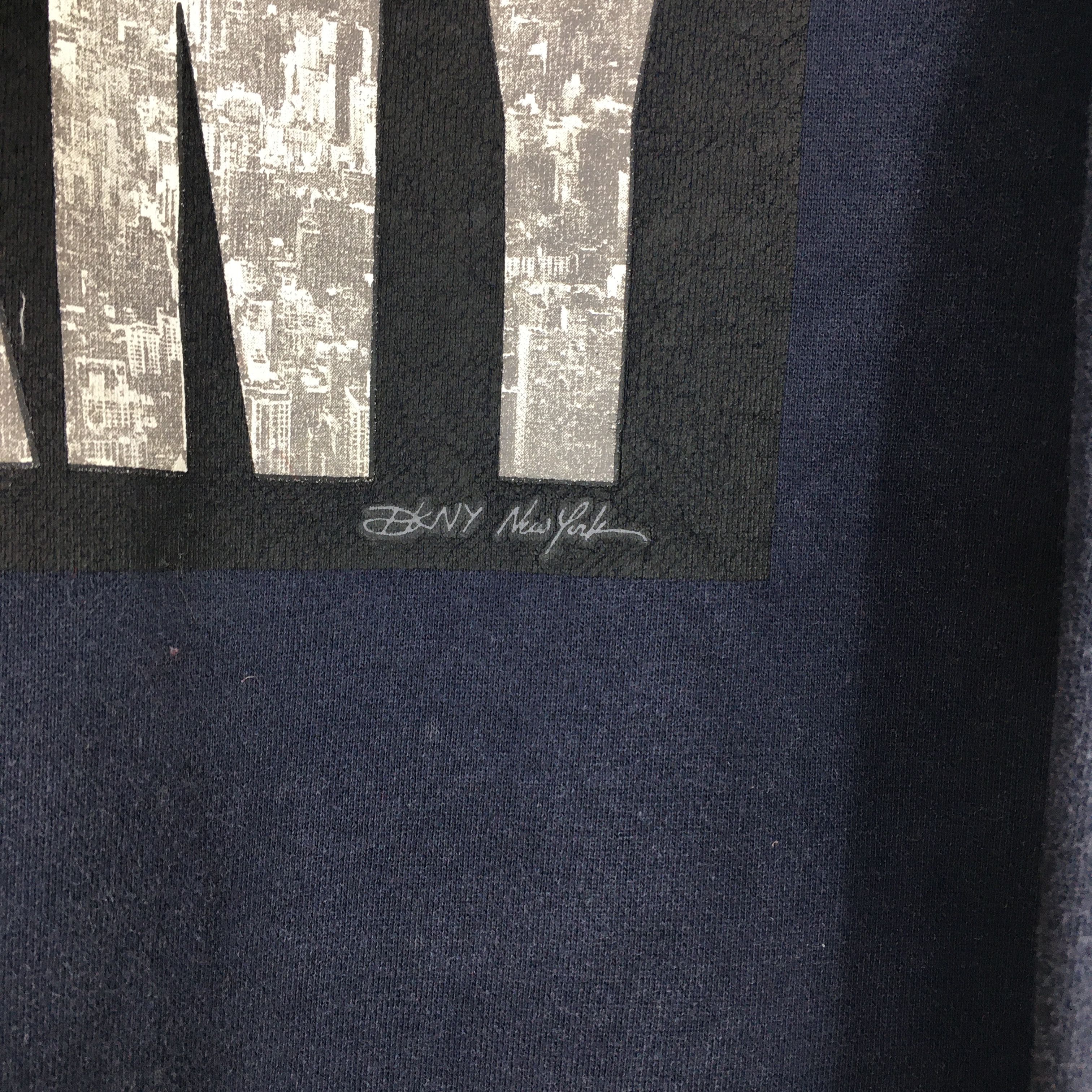 DKNY × Vintage Vintage Dkny Jeans Blue Sweatshirt Medium Size US M / EU 48-50 / 2 - 4 Thumbnail