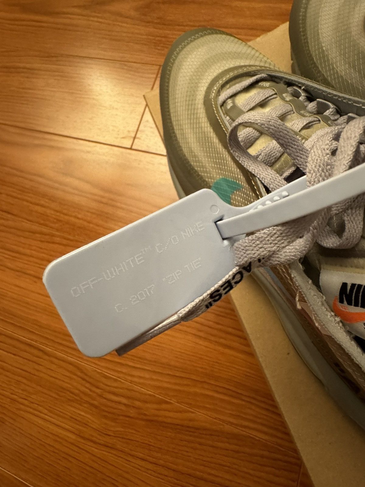 Nike × Off-White Nike Off-White Air Max 97 ‘Menta’ Size US 8 / EU 41 - 6 Thumbnail
