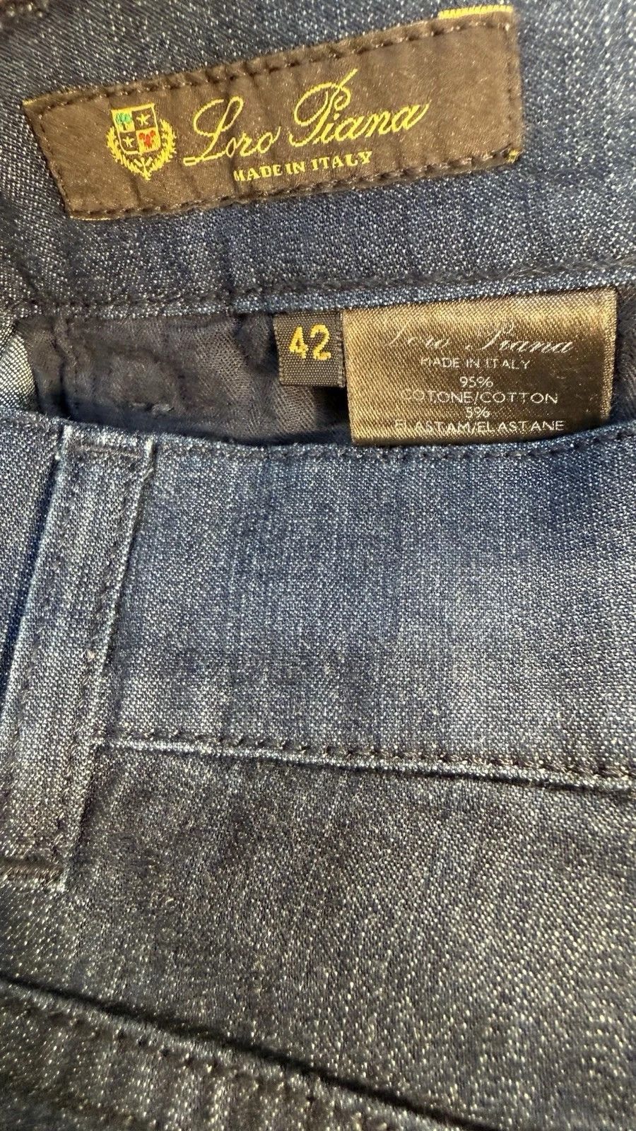 Loro Piana Loro piana dark blue jeans W28 Size 28" / US 6 / IT 42 - 7 Thumbnail