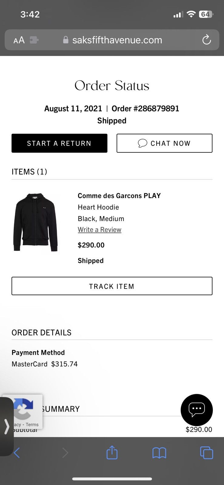 Comme des Garcons Comme des garçons PLAY HOODIE Size US M / EU 48-50 / 2 - 5 Thumbnail