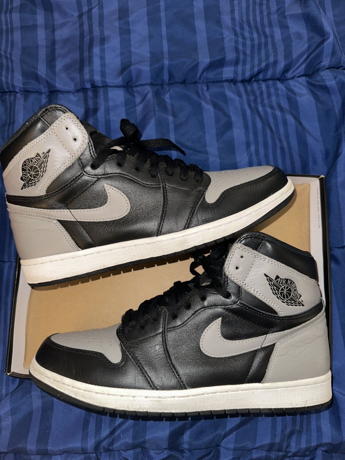 Jordan Brand Air Jordan 1 Retro High OG ‘Shadow’ 2018 Size US 11.5 / EU 44-45 - 1 Thumbnail