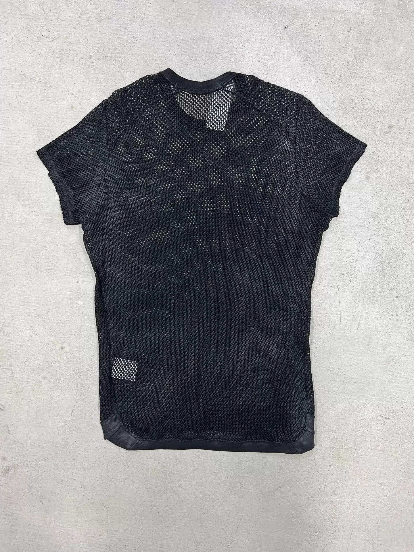 Julius Julius_7 Early Fishnet Waxed Short Sleeve T-Shirt M Size US M / EU 48-50 / 2 - 4 Thumbnail