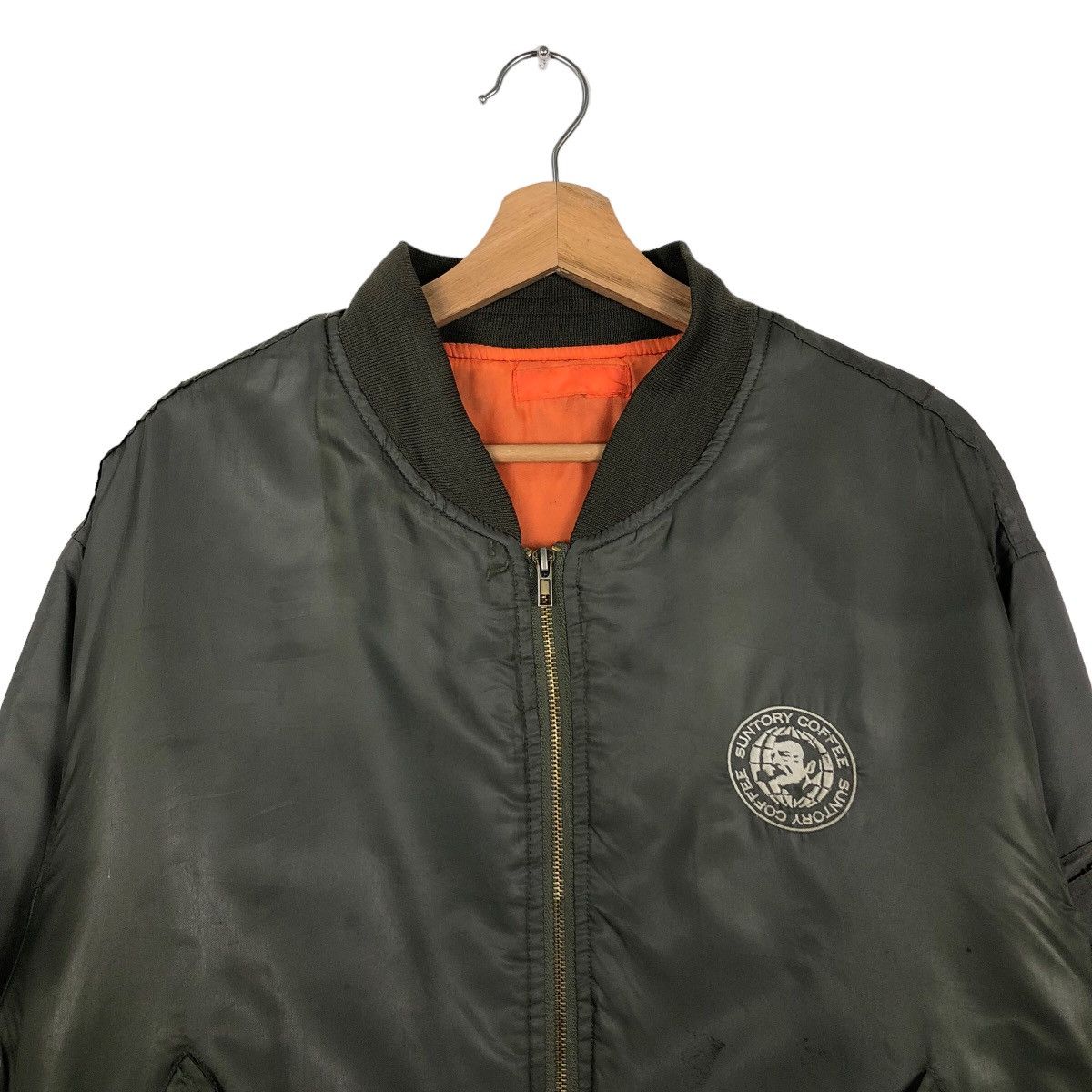 Japanese Brand 🔥90’s Riot Riot Vintage Bomber Jacket Suntory Coffee Size US M / EU 48-50 / 2 - 3 Thumbnail