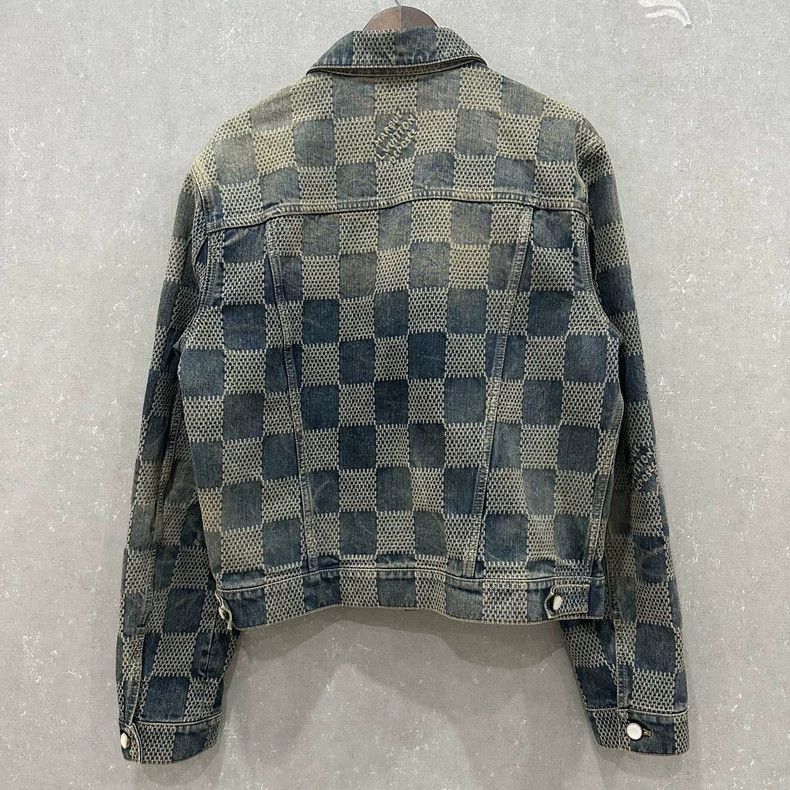 Louis Vuitton Checkerboard denim jacket 2505-Nextarrow