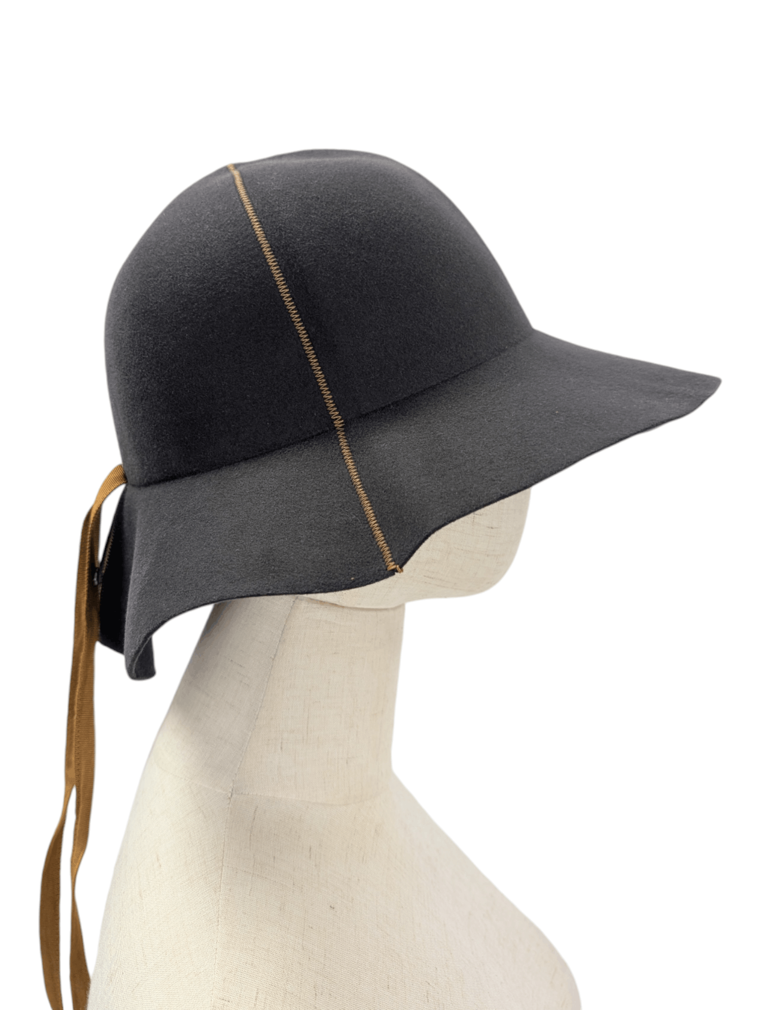 Maison Michel Maison Michel Paris Heather Grey Hat Size ONE SIZE - 4 Thumbnail
