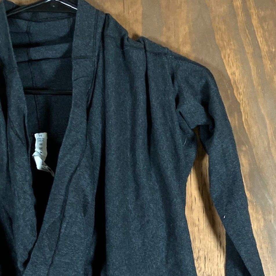Lululemon Lululemon Athletica Women Sweater Charcoal Iconic Wrap Long Sleeve Stretch 4 Size S / US 4 / IT 40 - 3 Thumbnail