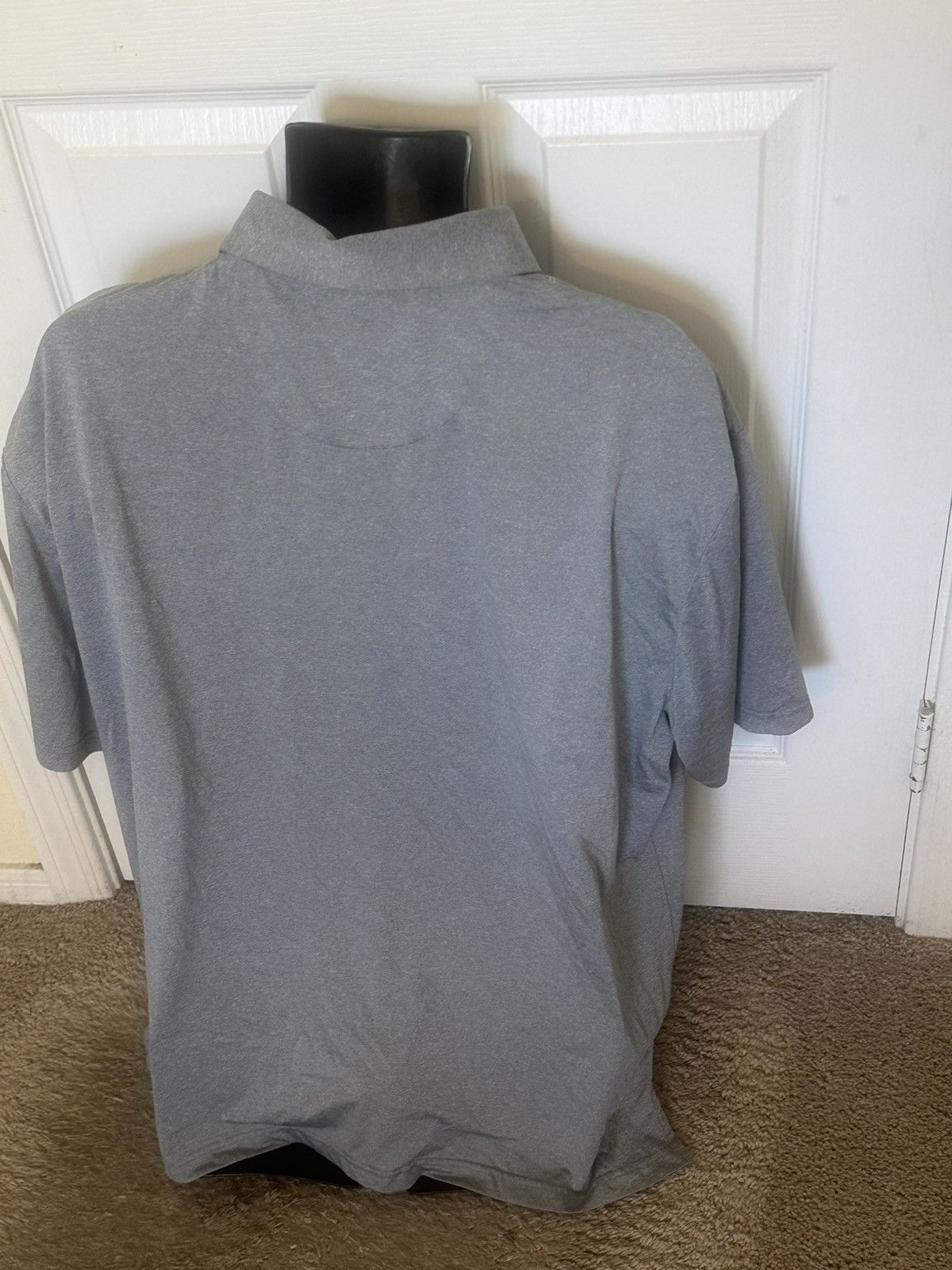 Hogan Men’s used Grey Ben Hogan grey striped polo golf shirt size Size US XXL / EU 58 / 5 - 4 Thumbnail
