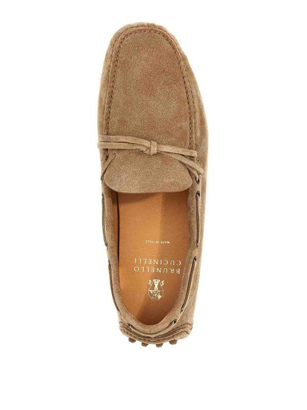 Brunello Cucinelli o1w1db10725 Suede Loafer in Beige Size US 9 / EU 42 - 4 Thumbnail