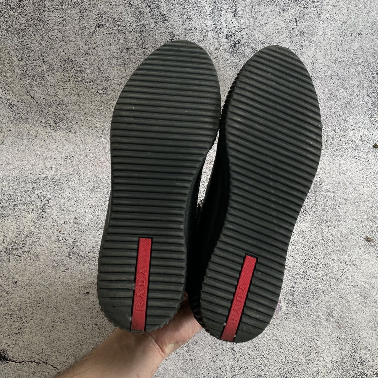 Prada Prada High Top Sneakers Double Zip Black Hi Shoes Vintage Size 37 Size US 7 / IT 37 - 18 Thumbnail
