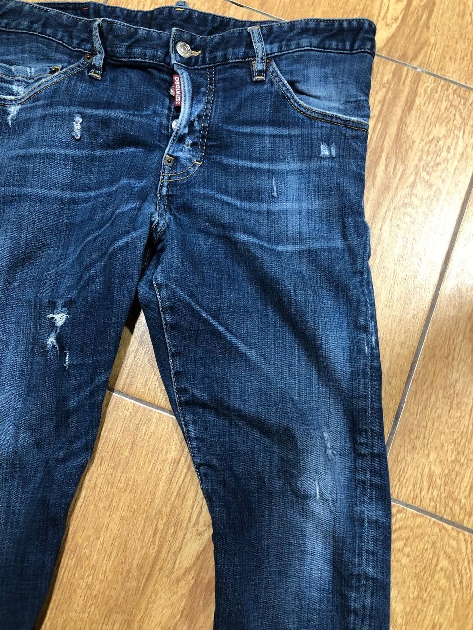 Dsquared2 Dsquared2 Skinny Faded Cotton Ripped Distressed Skinny Jeans Size US 32 / EU 48 - 17 Thumbnail