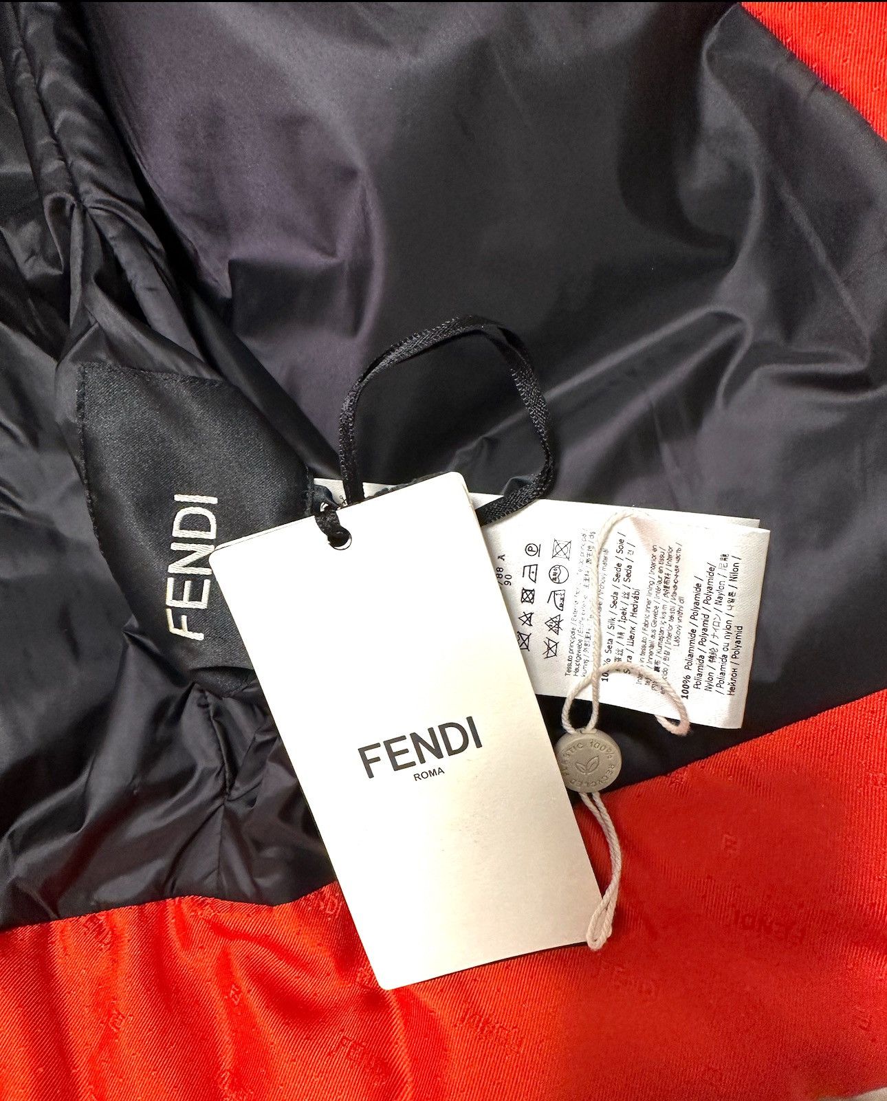 Fendi FENDI DOWN PUFFER JACKET IN ORANGE Size US S / EU 44-46 / 1 - 6 Thumbnail