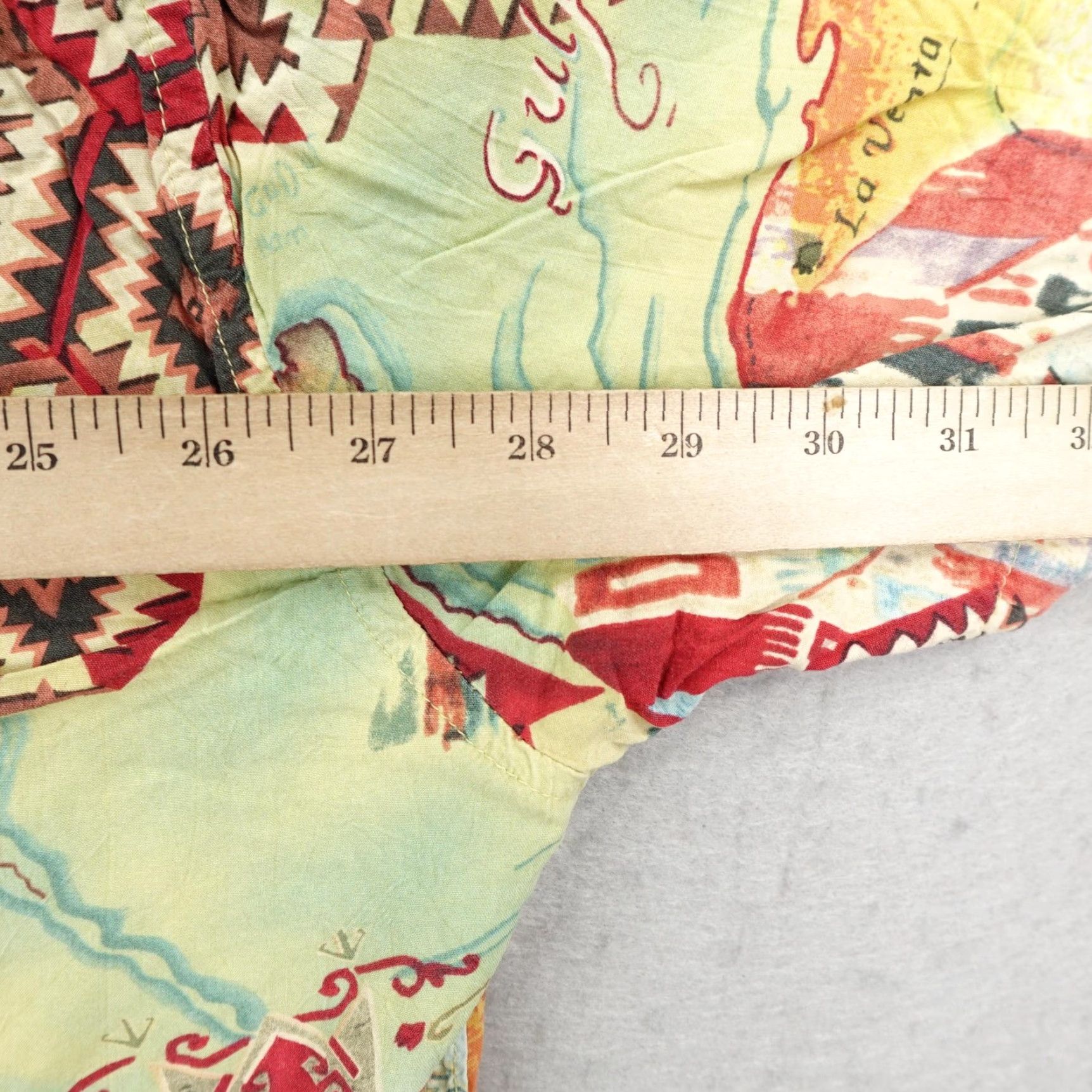 Jams World Vintage Jams World Shirt Mens 2XL Hawaiian Map Print Aloha Rayon Button Up Camp Size US XXL / EU 58 / 5 - 6 Thumbnail