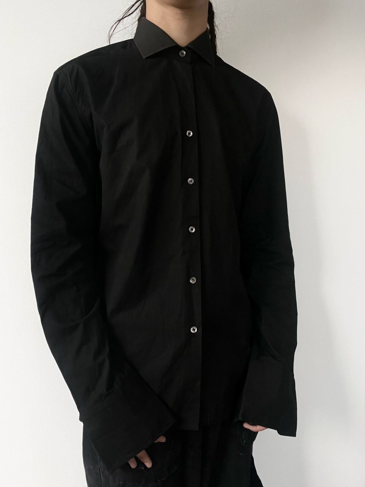 Raf Simons Raf Simons 2000-2001 Runaway Black SHIRT Size US M / EU 48-50 / 2 - 5 Thumbnail