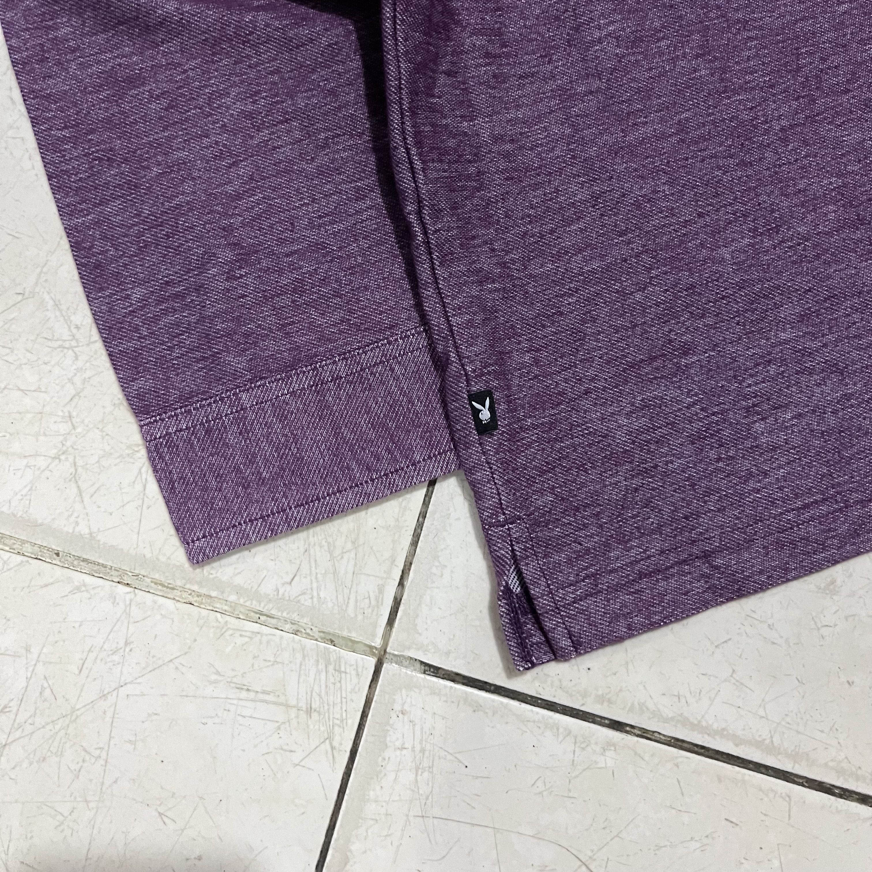 Japanese Brand × Le Grande Bleu (L.G.B.) × Playboy Playboy vip long sleeve purple Size US L / EU 52-54 / 3 - 5 Thumbnail