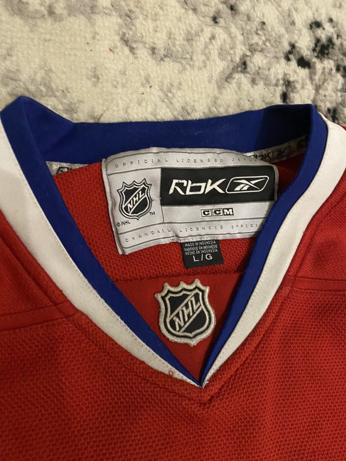 NHL × Reebok × Vintage Reebok Montreal Canadiens Red NHL Hockey Jersey #91 Size US L / EU 52-54 / 3 - 12 Thumbnail