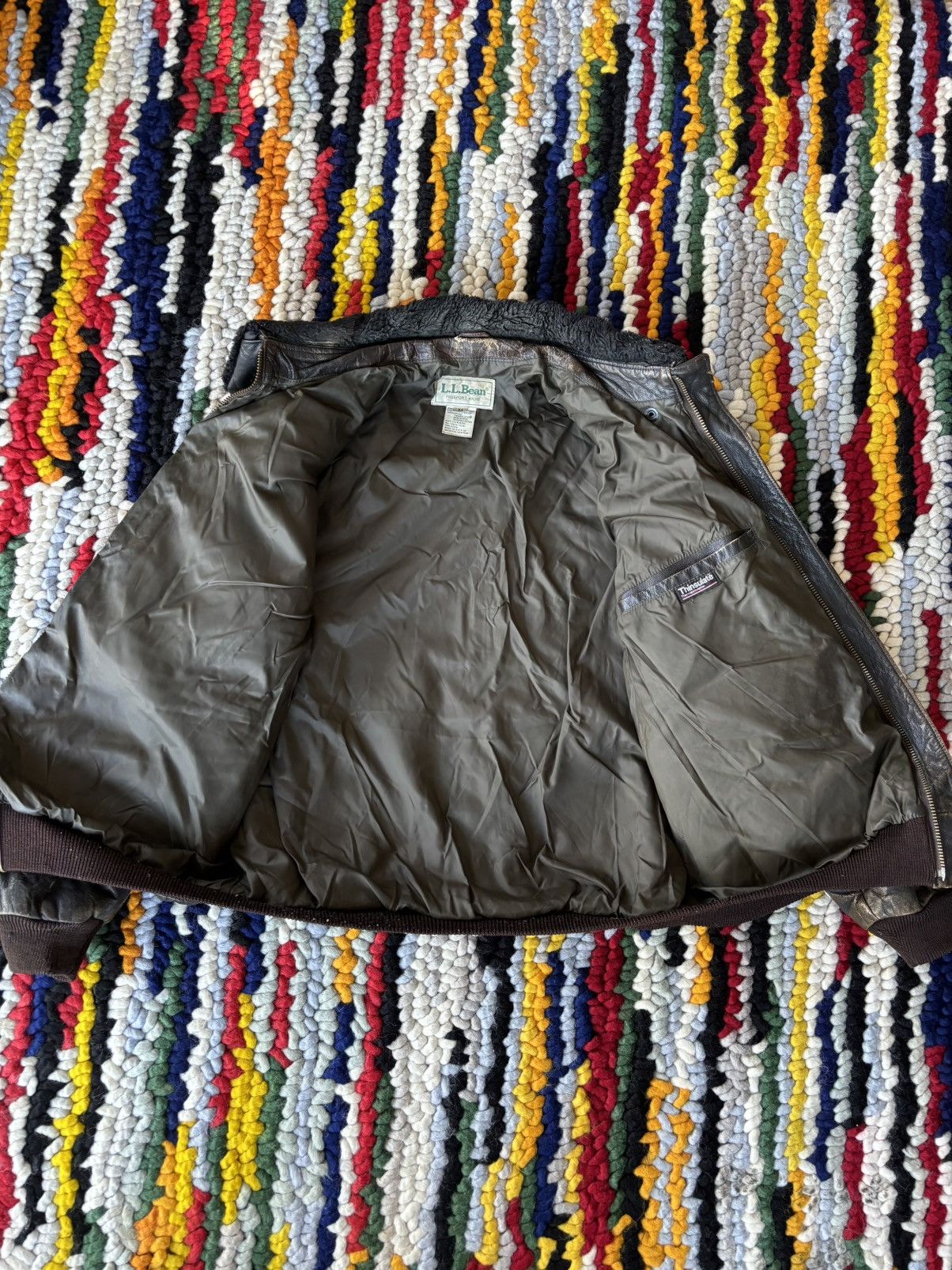 L.L. Bean Vintage L.L Bean Leather Jacket Brown Size US M / EU 48-50 / 2 - 7 Thumbnail