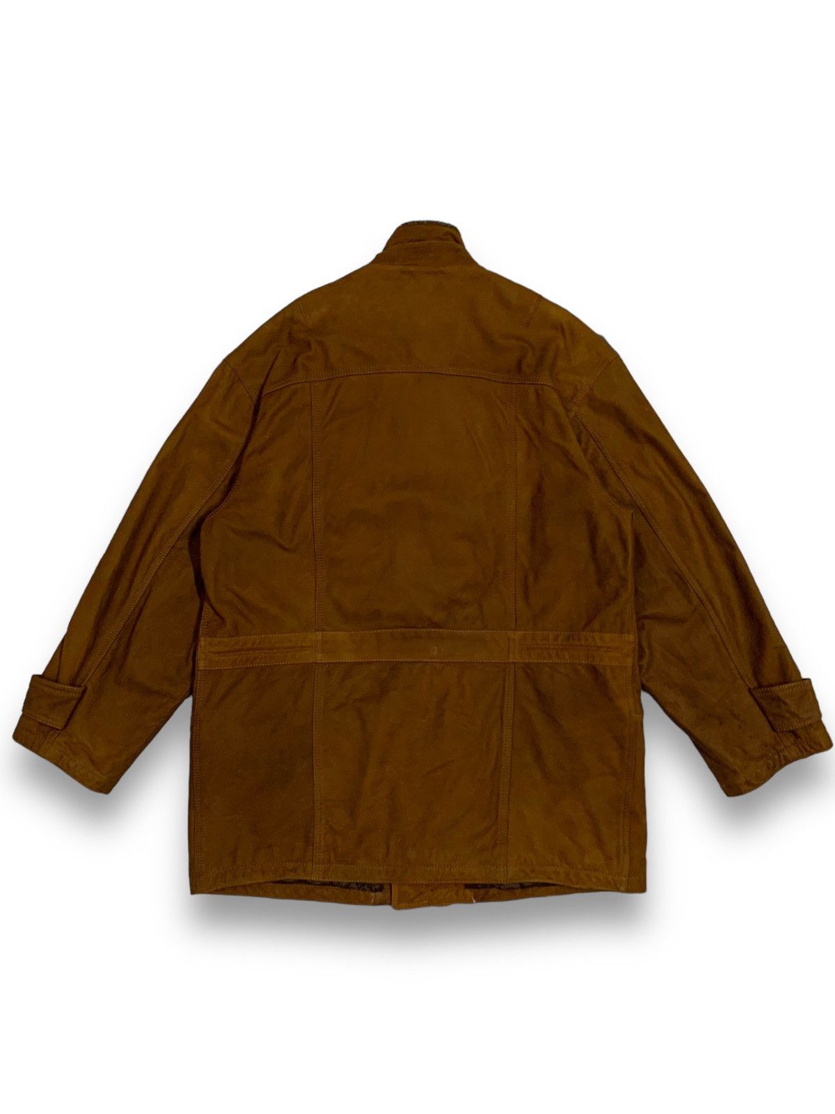 Balmain Vintage Pierre Balmain Paris Utility Cowhide Leather Jacket Size US L / EU 52-54 / 3 - 2 Thumbnail