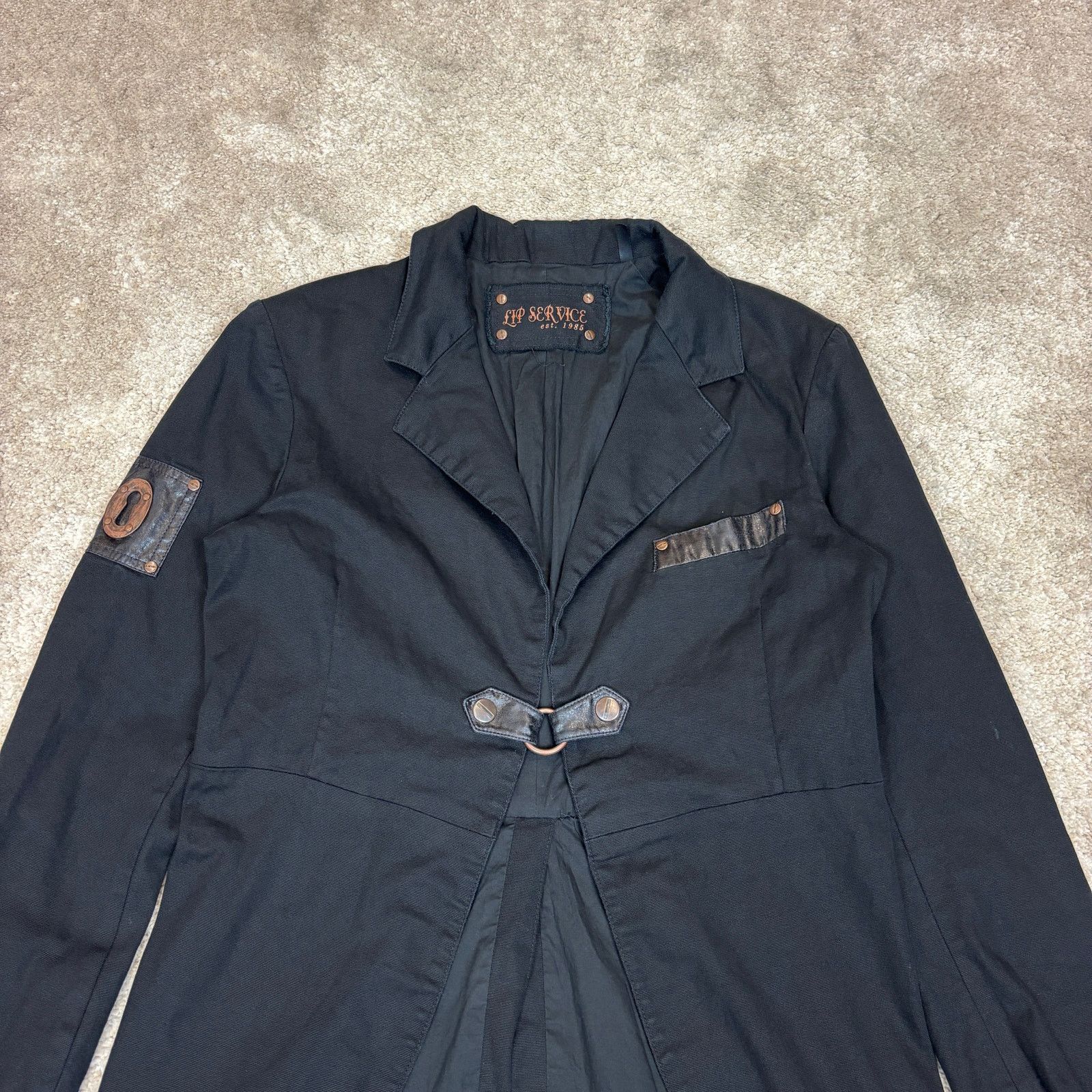 Lip Service Lip Service Step In Time Blazer Jacket Medium Steampunk Rare Size US M / EU 48-50 / 2 - 2 Thumbnail