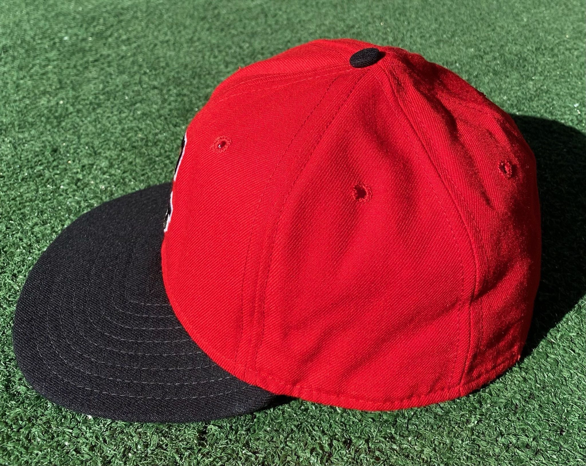 New Era 80’s New Era Georgia Bulldogs Wool Blend Red Fitted Hat 7 Size ONE SIZE - 6 Thumbnail