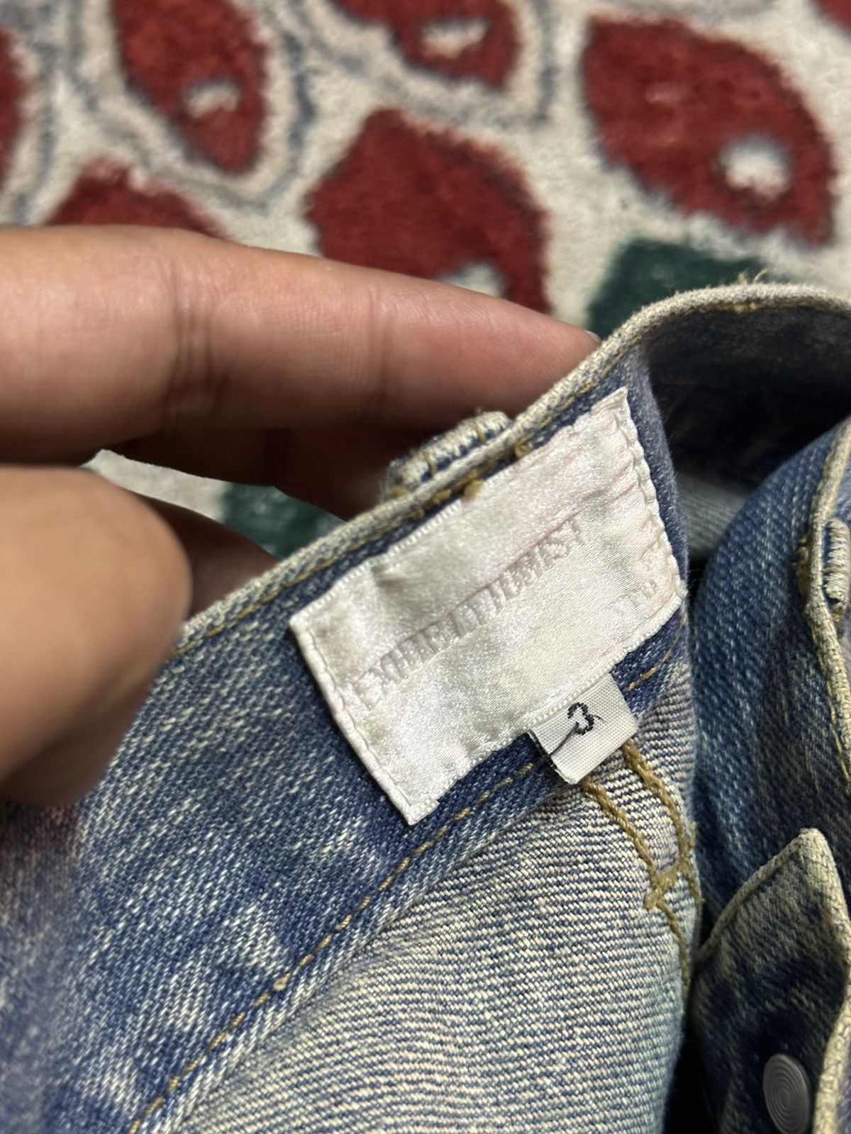 14th Addiction 1990 - Exhibitionist Japan Reconstructed Patch Denim Pant Size US 36 / EU 52 - 18 Thumbnail