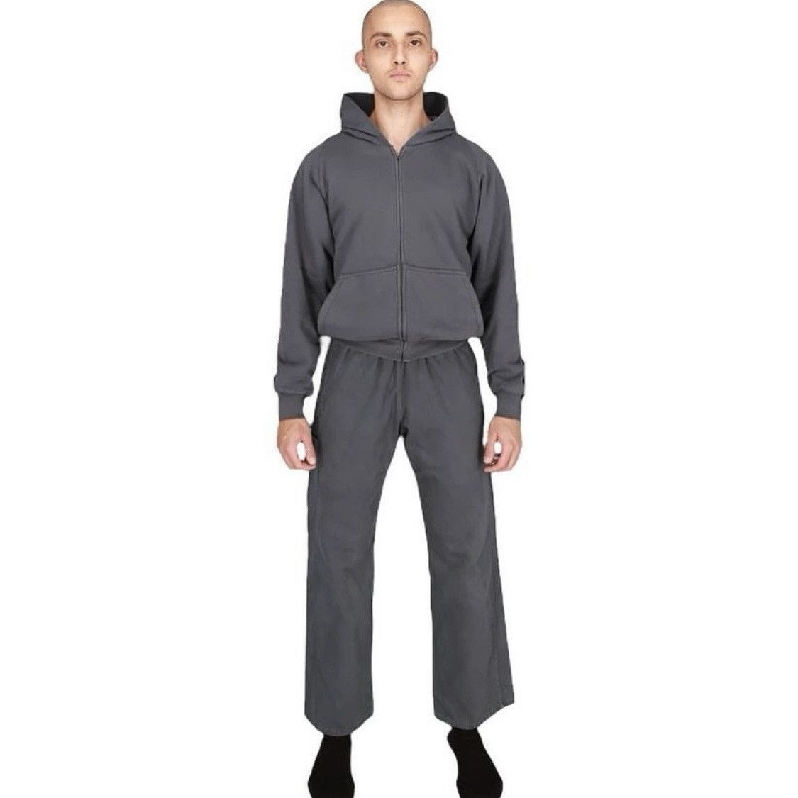 image of Unreleased Yeezy Gap Zip Up Dark Grey Gray New In Packaging in Dark Gray, Men's (Size XL)