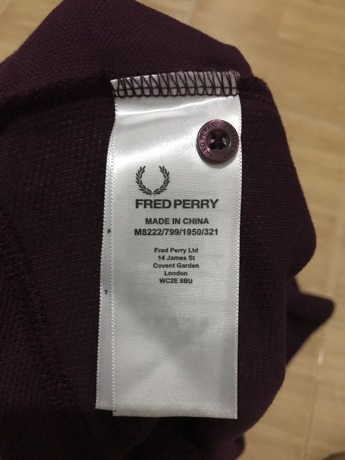 Fred Perry Fred Perry Colour Block mod Red Maroon Size fit Small Size US S / EU 44-46 / 1 - 4 Thumbnail