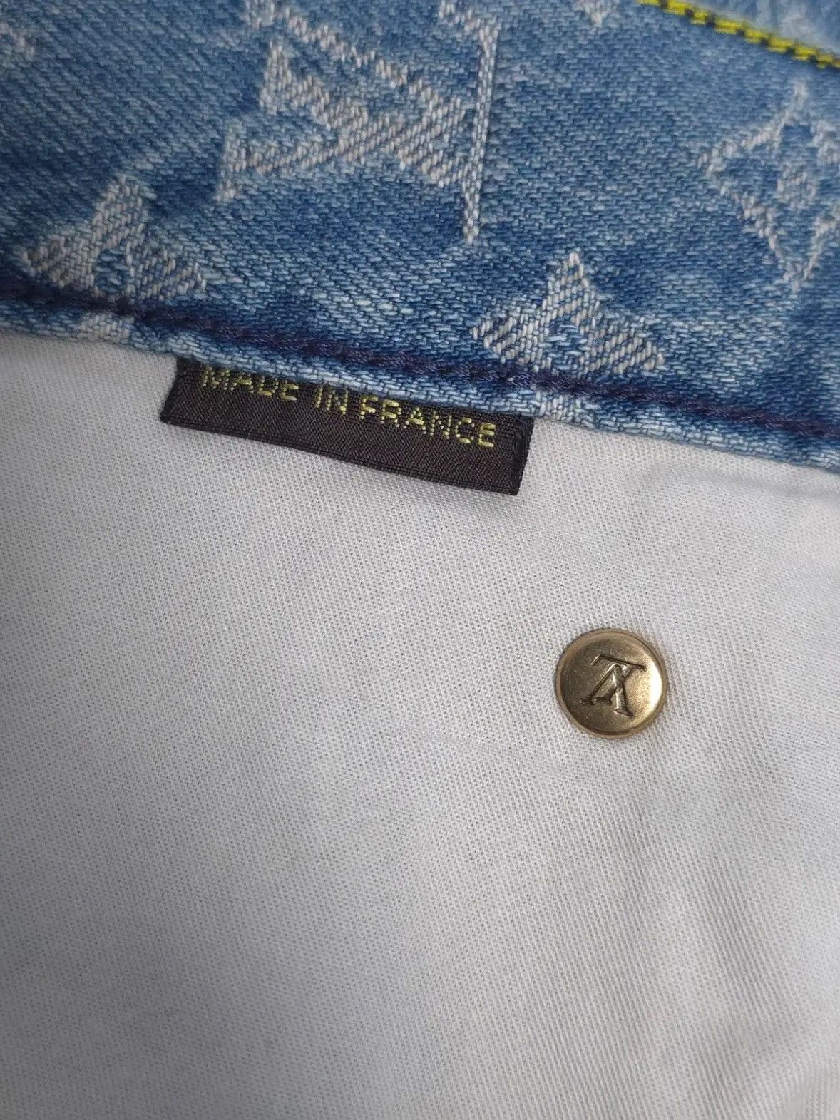 Louis Vuitton × Supreme Louis Vuitton X Supreme Monogram Denim Pants Size US 34 / EU 50 - 6 Thumbnail