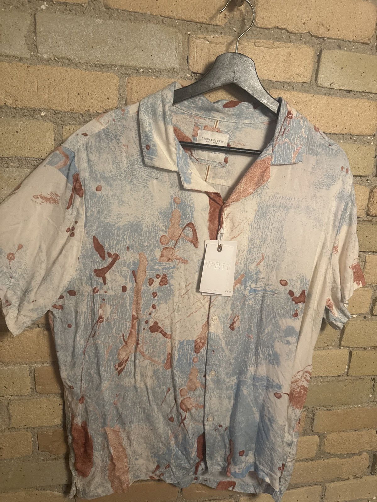 Other Denim & flower button down Size US XL / EU 56 / 4 - 1 Thumbnail