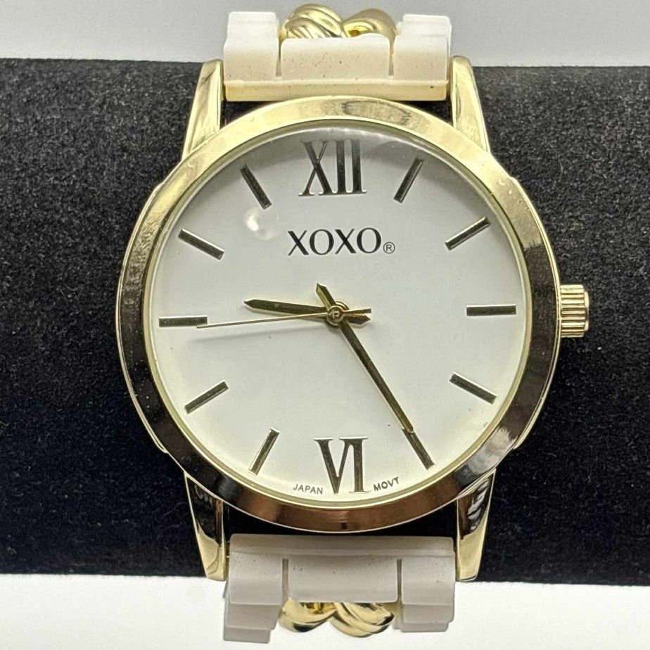 XOXO White & Gold XOXO Men's Watch Size ONE SIZE - 1 Thumbnail