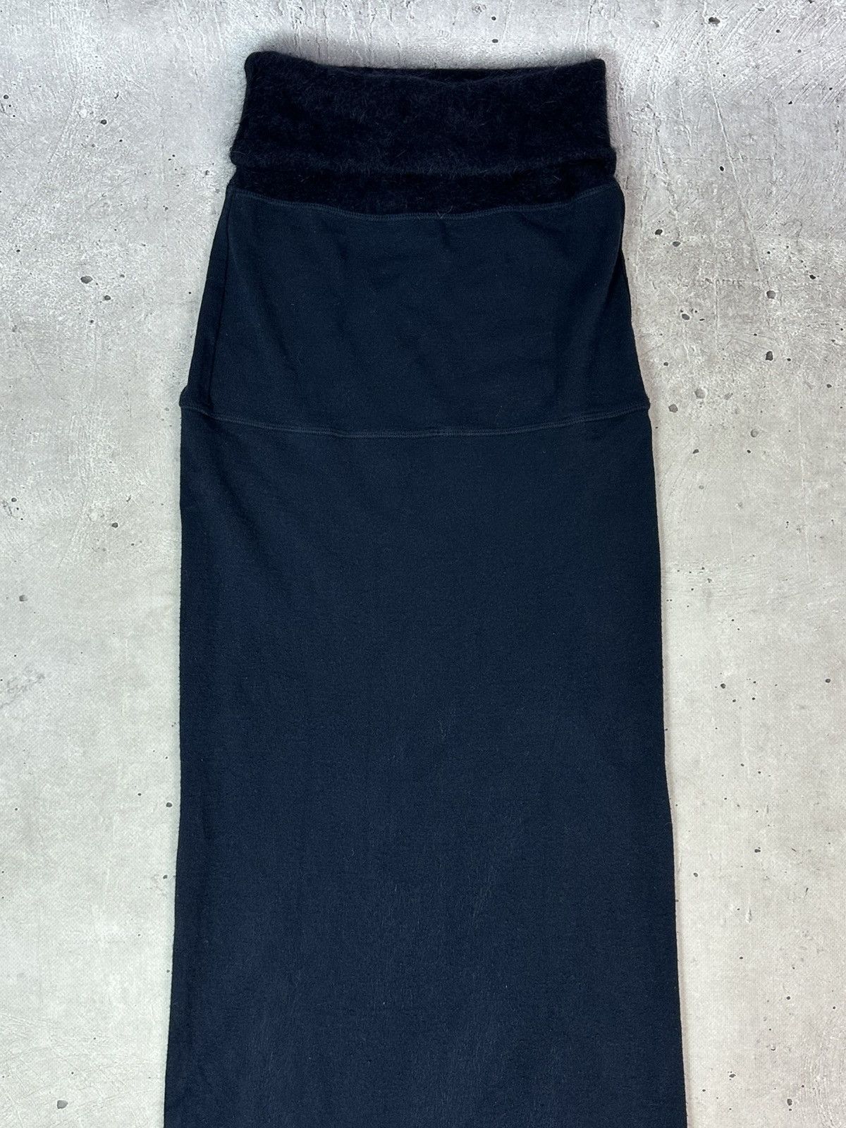 Sarah Pacini Sarah Pacini Angora Collar Blue Straight Sleeveless Dress Size ONE SIZE - 4 Thumbnail