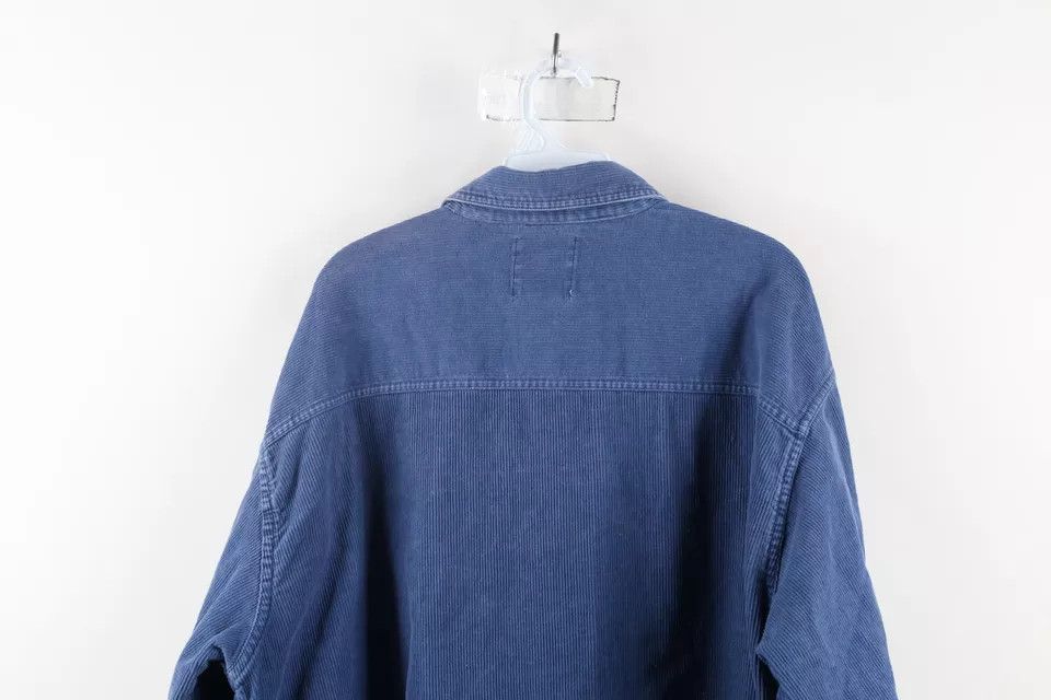 Harley Davidson × Vintage Vintage 90s Harley Davidson Spell Out Corduroy Button Shirt Size US XXL / EU 58 / 5 - 13 Thumbnail