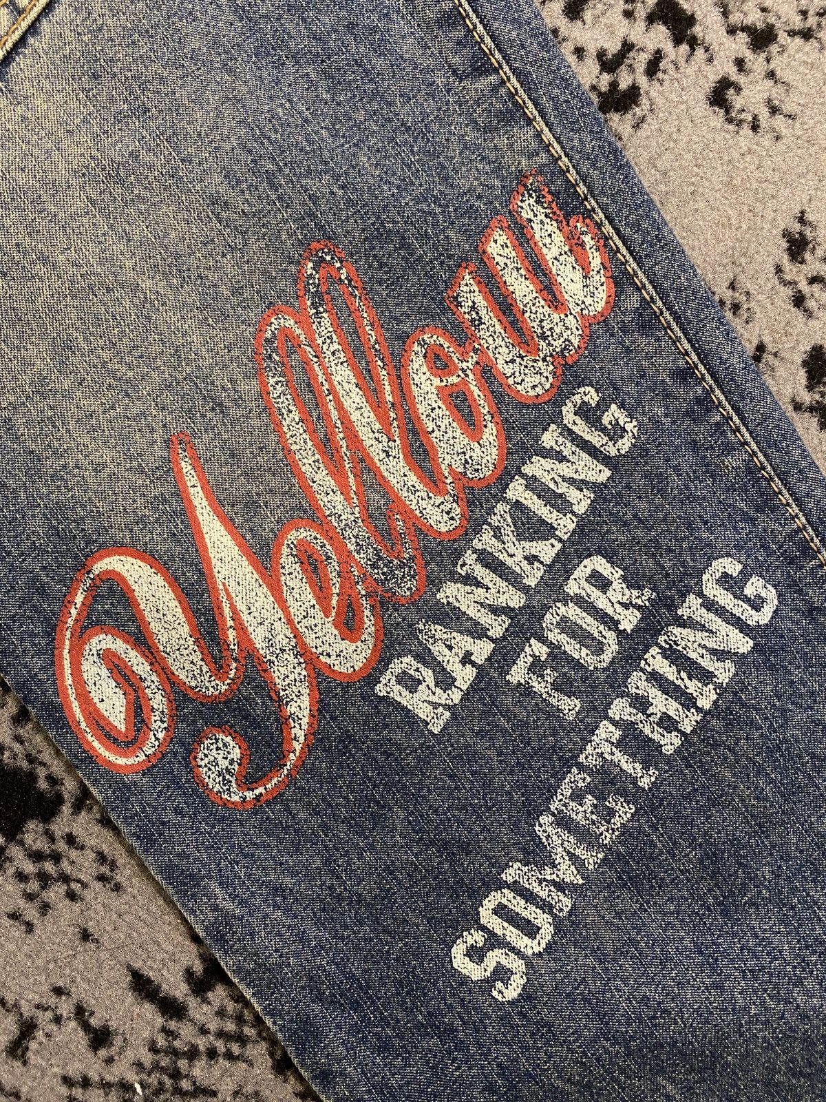 Japanese Brand Hysteric Glamour Washed Grafitti Denim Jeans Size US 30 / EU 46 - 6 Thumbnail