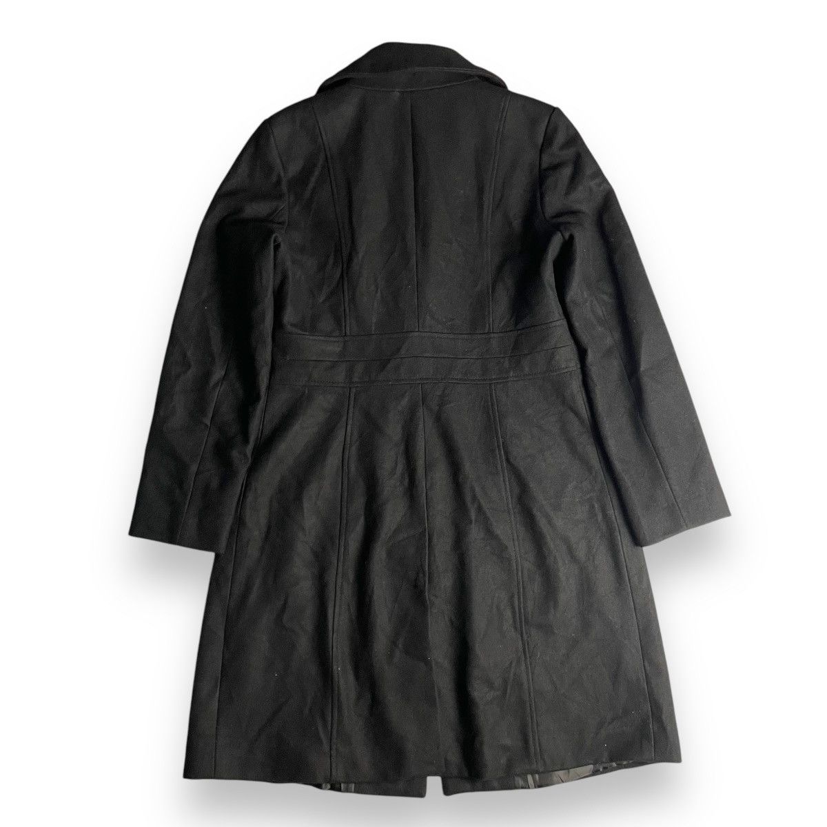 Anne Klein ANNE KLEIN HEAVY LONG COAT WOOL JACKET Size M / US 6-8 / IT 42-44 - 2 Thumbnail
