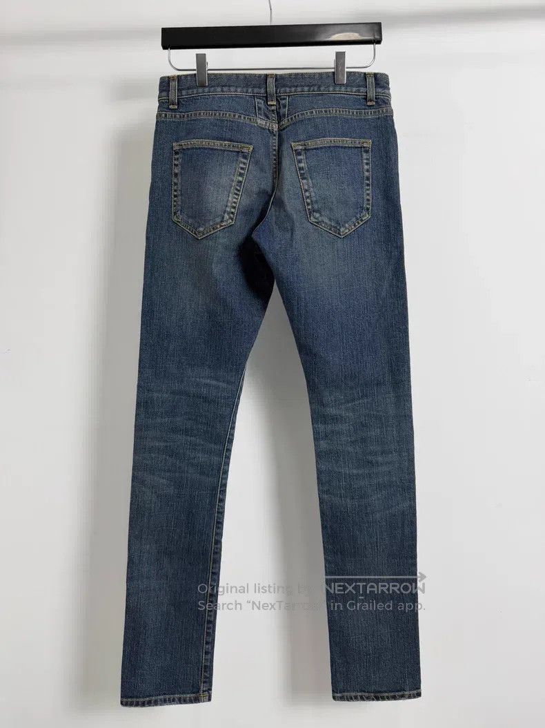 Saint Laurent Paris Saint Laurent Paris Blue whisker washed denim jeans Size US 29 - 2 Thumbnail