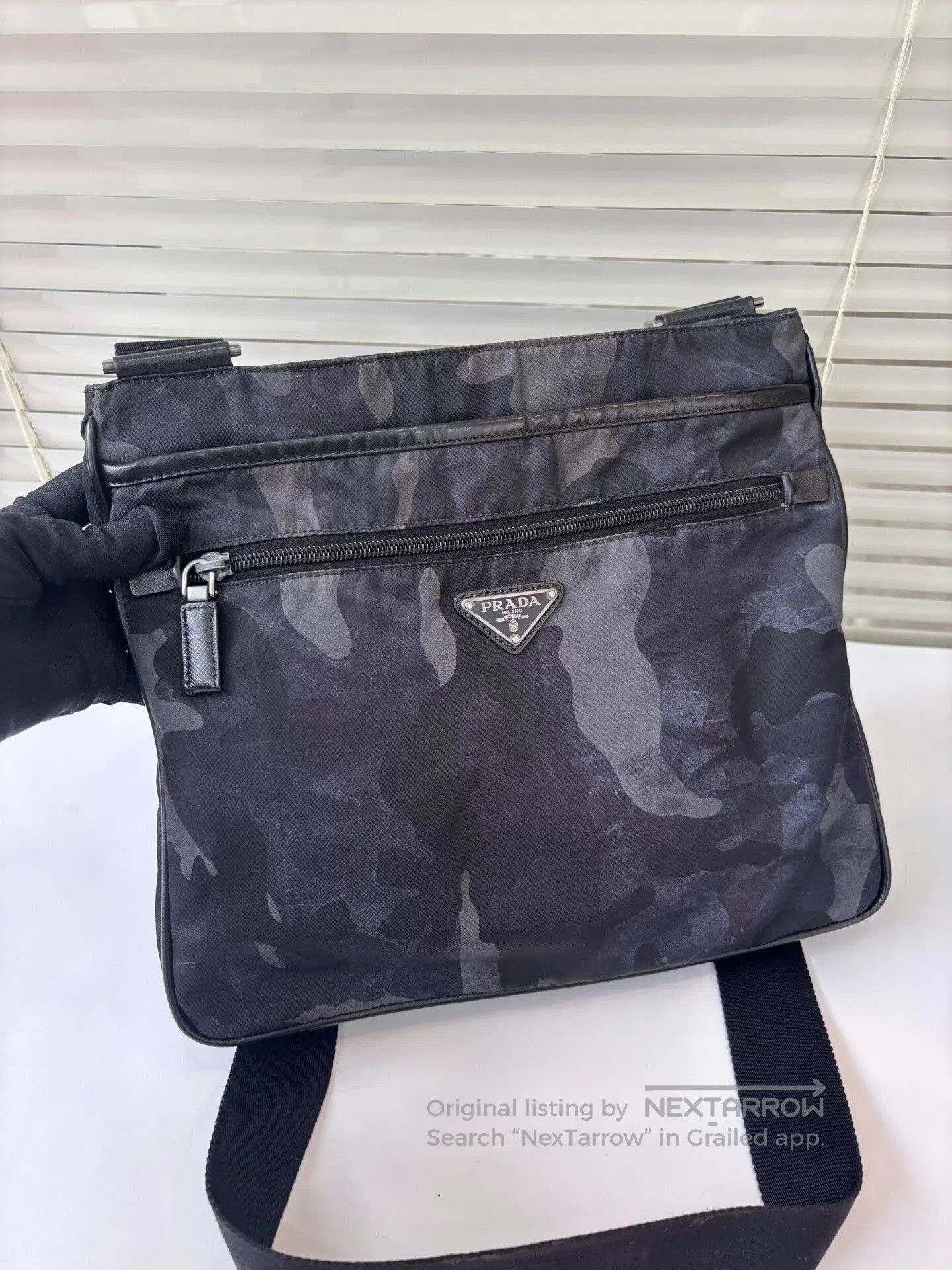Prada Prada Men's Camouflage Crossbody Bag. Size ONE SIZE - 8 Thumbnail