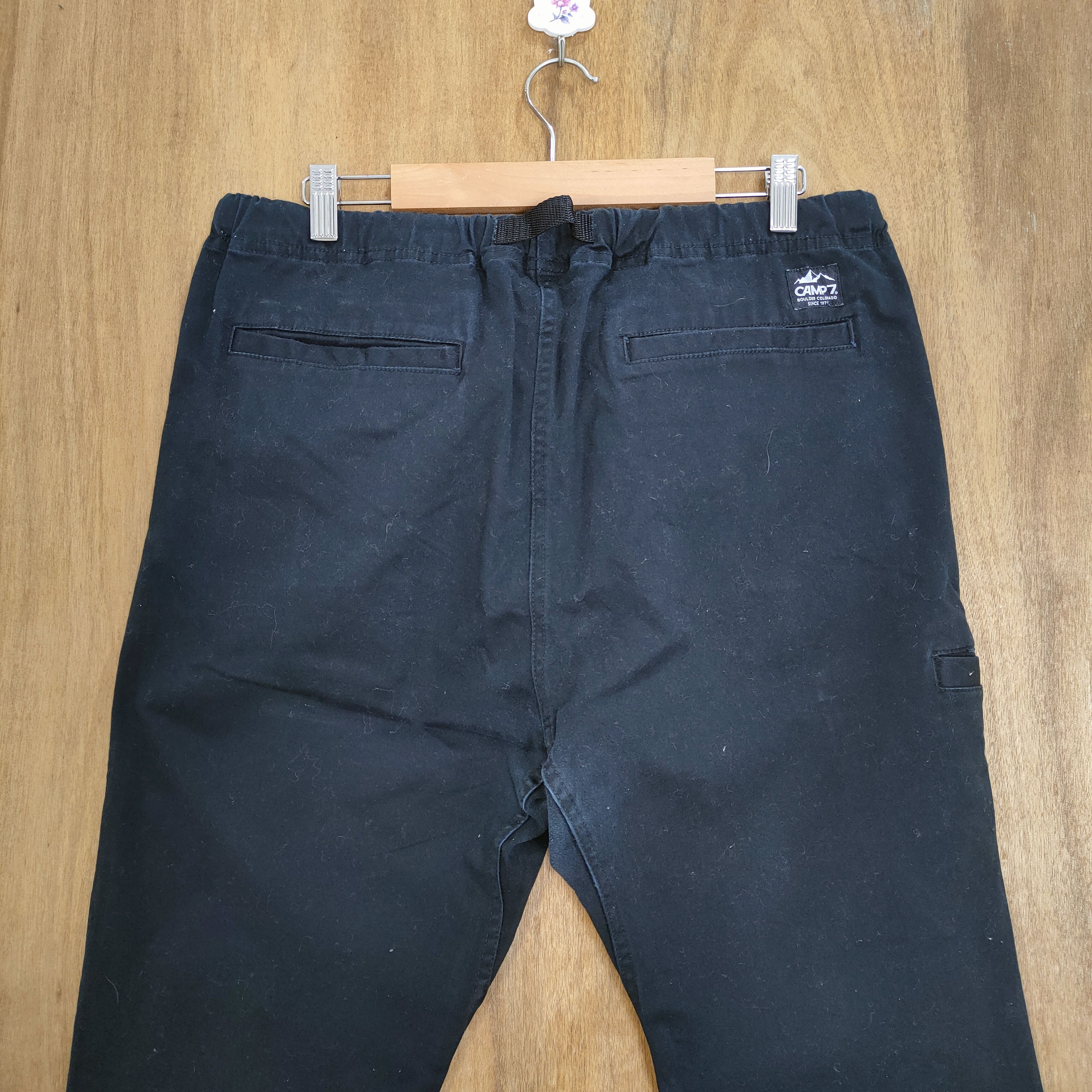 All Blacks × Japanese Brand CAM7 BUCKLE BLACK CARGO PANTS Size US 34 / EU 50 - 9 Thumbnail