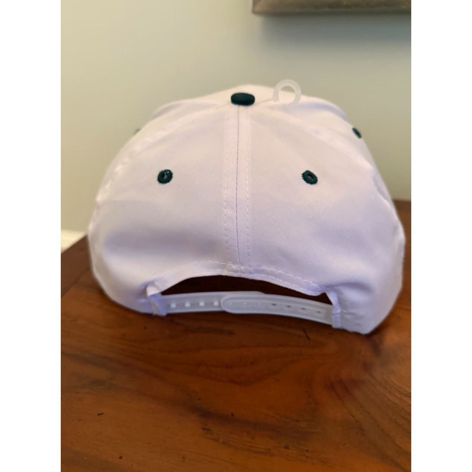 Vintage VINTAGE Kawasaki Racing Hat Cap Snapback White Green Wings Logo NWOT Men Adjustable Striped Twill 100% Cotton Baseball Cap Man Gift Size ONE SIZE - 3 Thumbnail