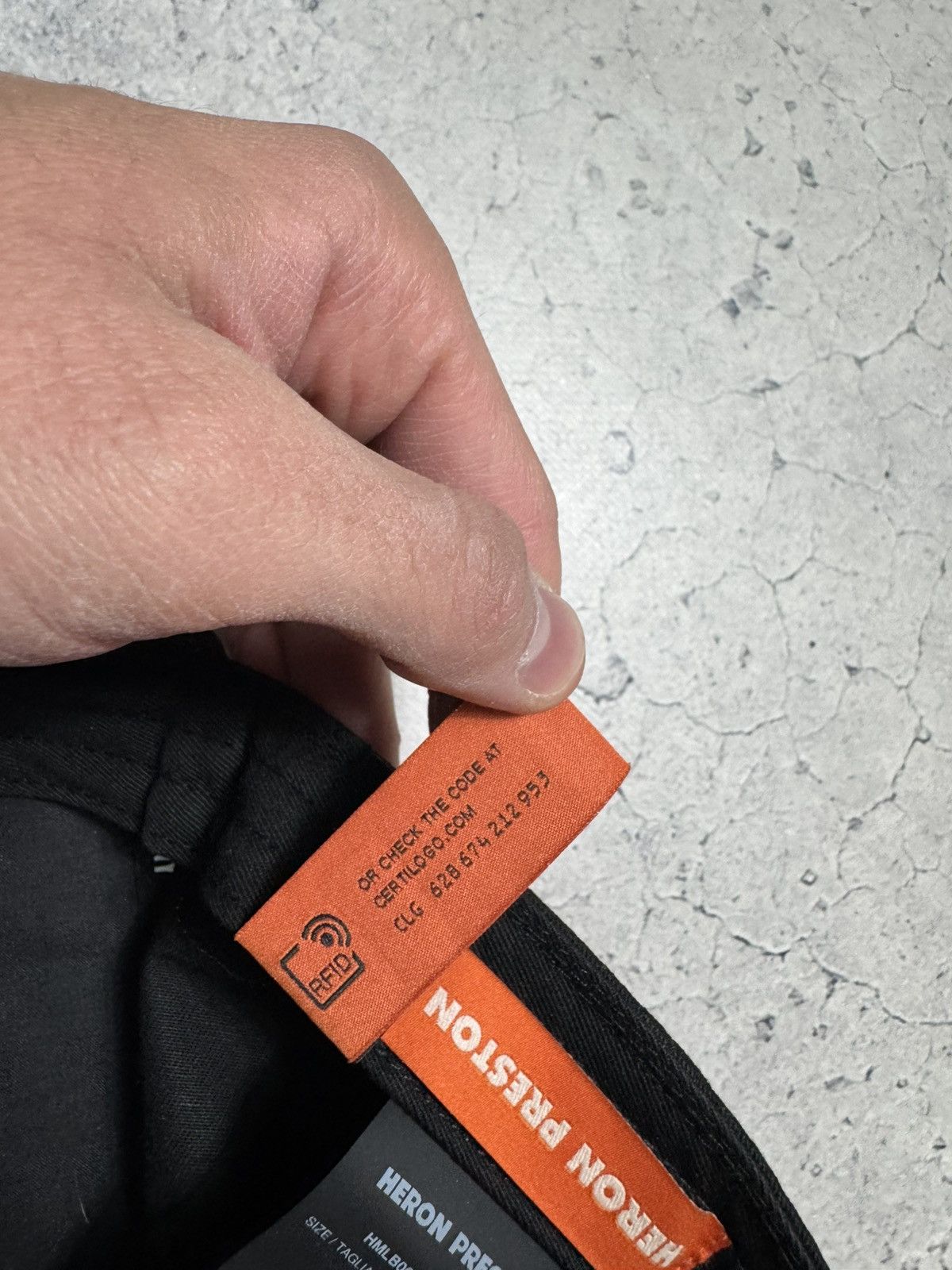 Heron Preston Heron Preston Luxury Black Cap Big Logo Hype Size ONE SIZE - 10 Thumbnail