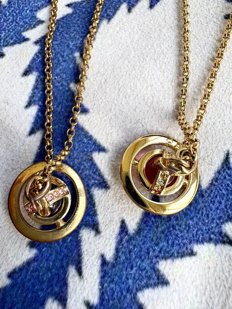 Vivienne Westwood Vivienne Westwood Red Saturn Planet Small Orb Necklace Size ONE SIZE - 4 Thumbnail