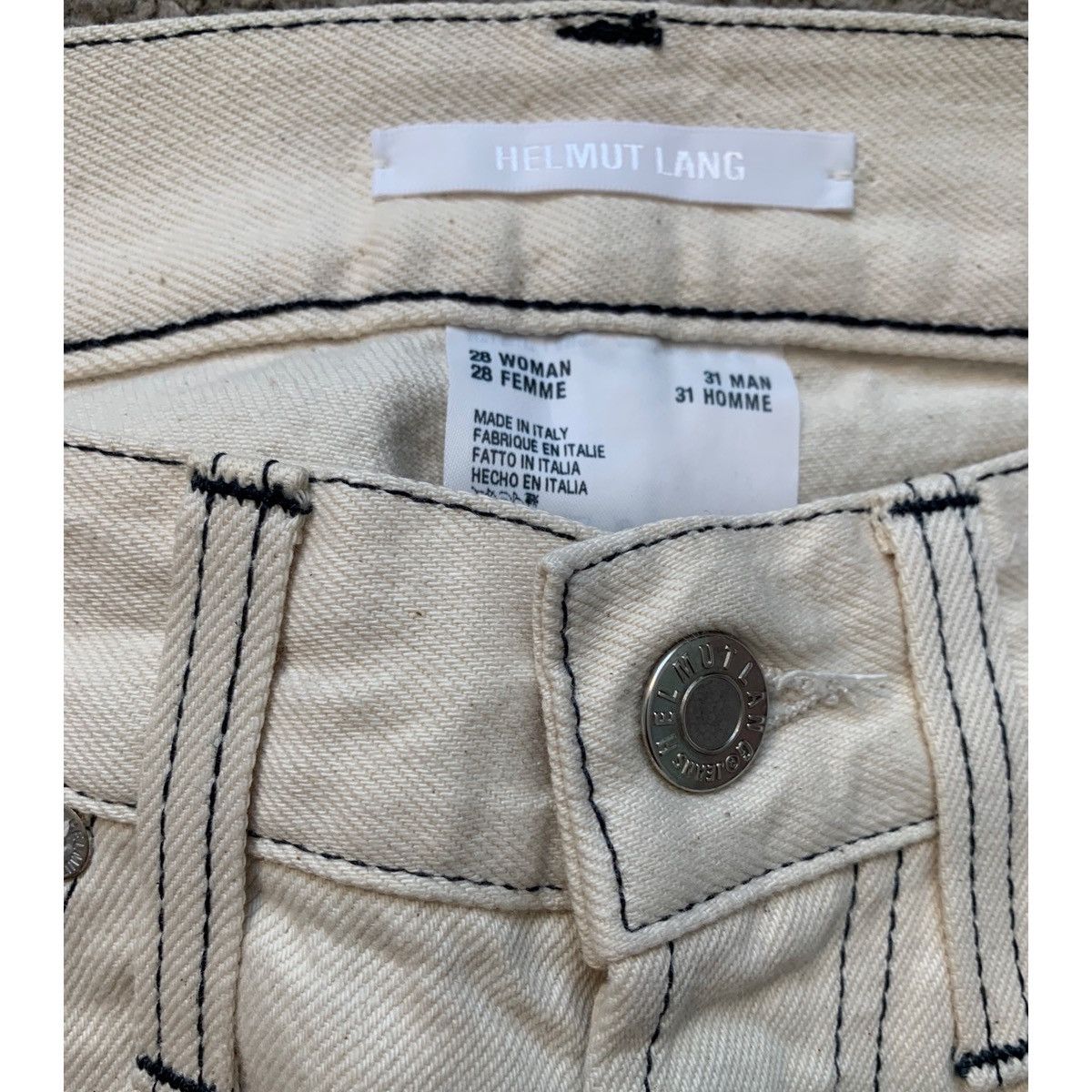 Helmut Lang HELMUT LANG MASC LO DRAINPIPE JEANS Size US 29 - 4 Thumbnail