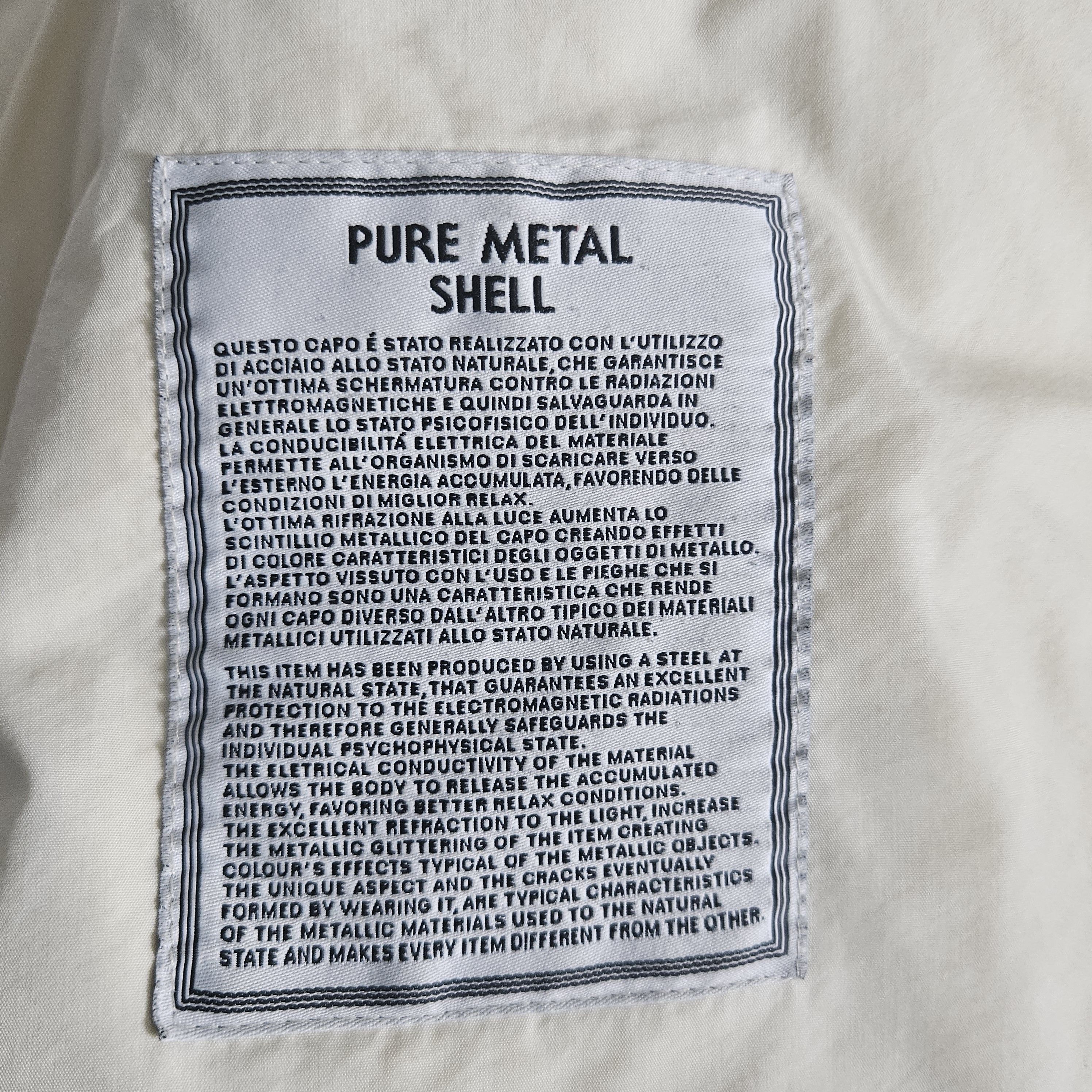 Stone Island × Vintage Stone Island 1999 Pure Metal Shell Puff Jacket XL RARE Size US XL / EU 56 / 4 - 9 Thumbnail