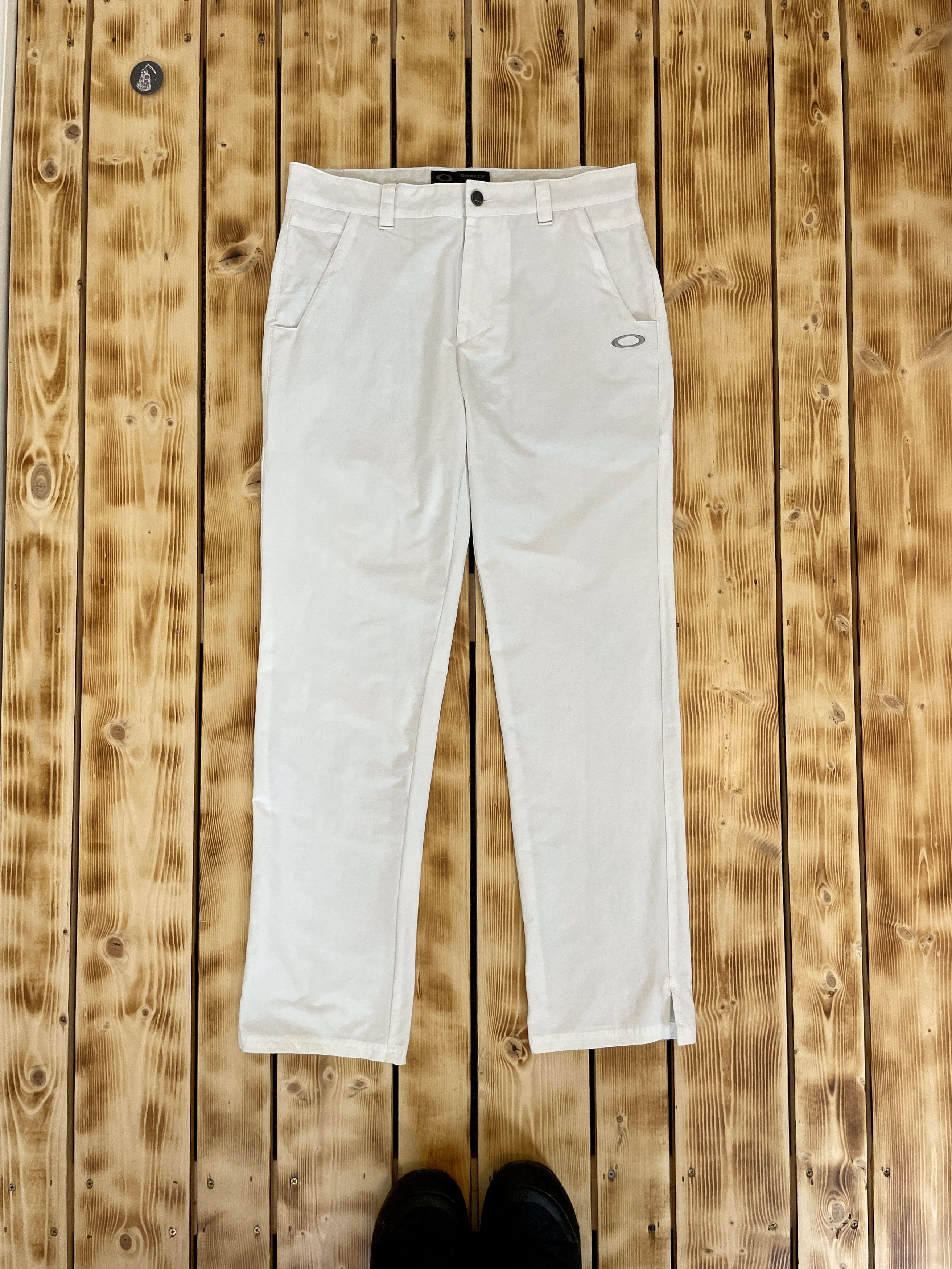 Oakley Oakley White Nylon Pants Y2K Vintage Outdoor Golf Size US 33 - 2 Thumbnail